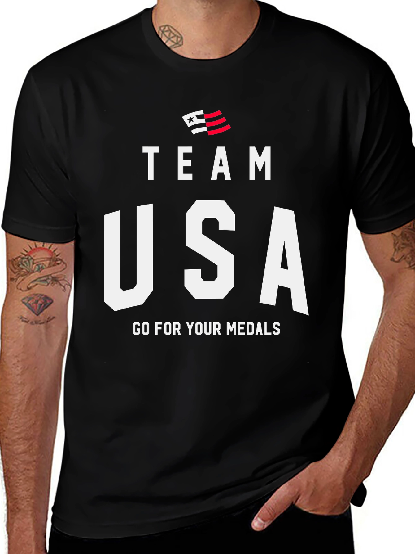 Team USA T-Shirt - Go For Your Medals!