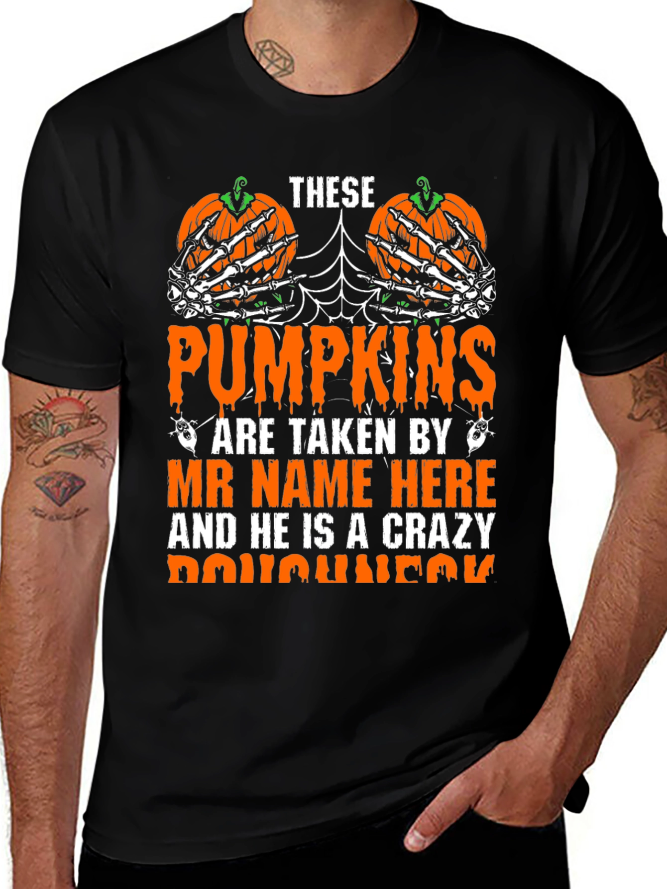Halloween Pumpkins Personalized T-Shirt