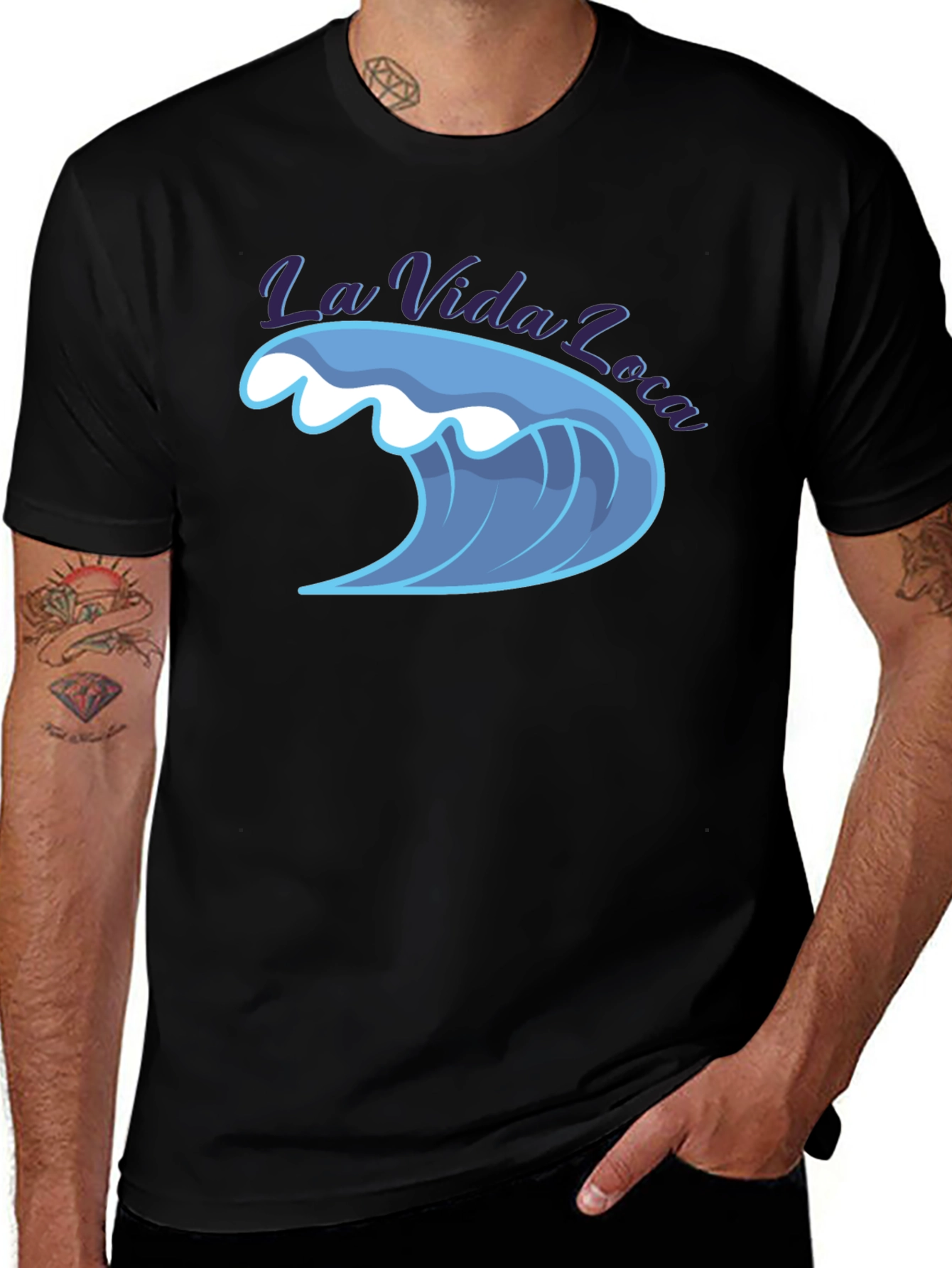 La Vida Loca Wave Graphic T-Shirt