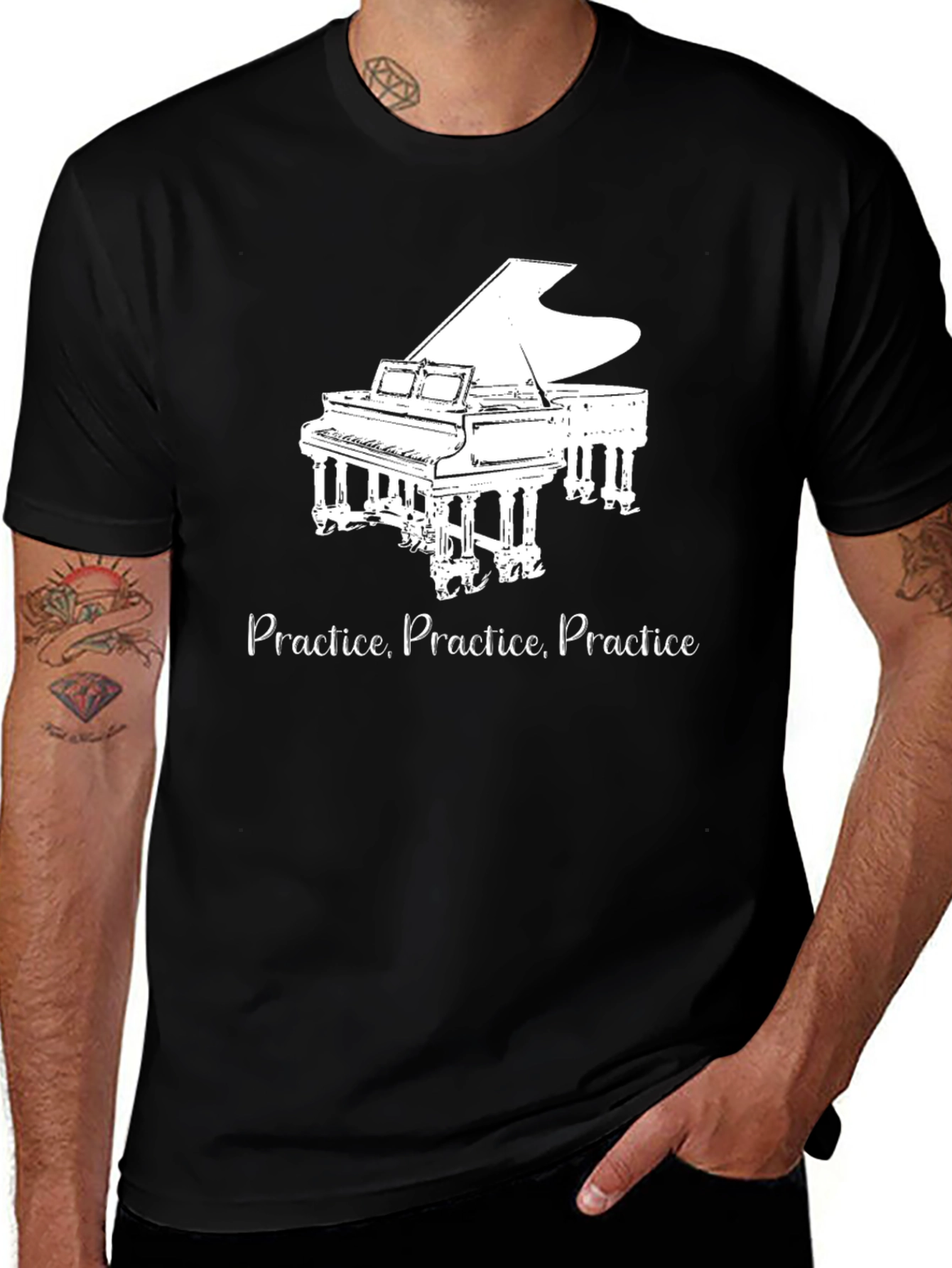 Variant 30 of Practice Piano T-Shirt - Musician Gift