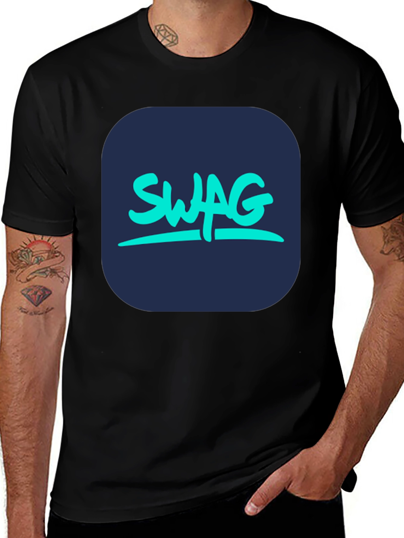 Swag Graphic Tee - Trendy Urban Style