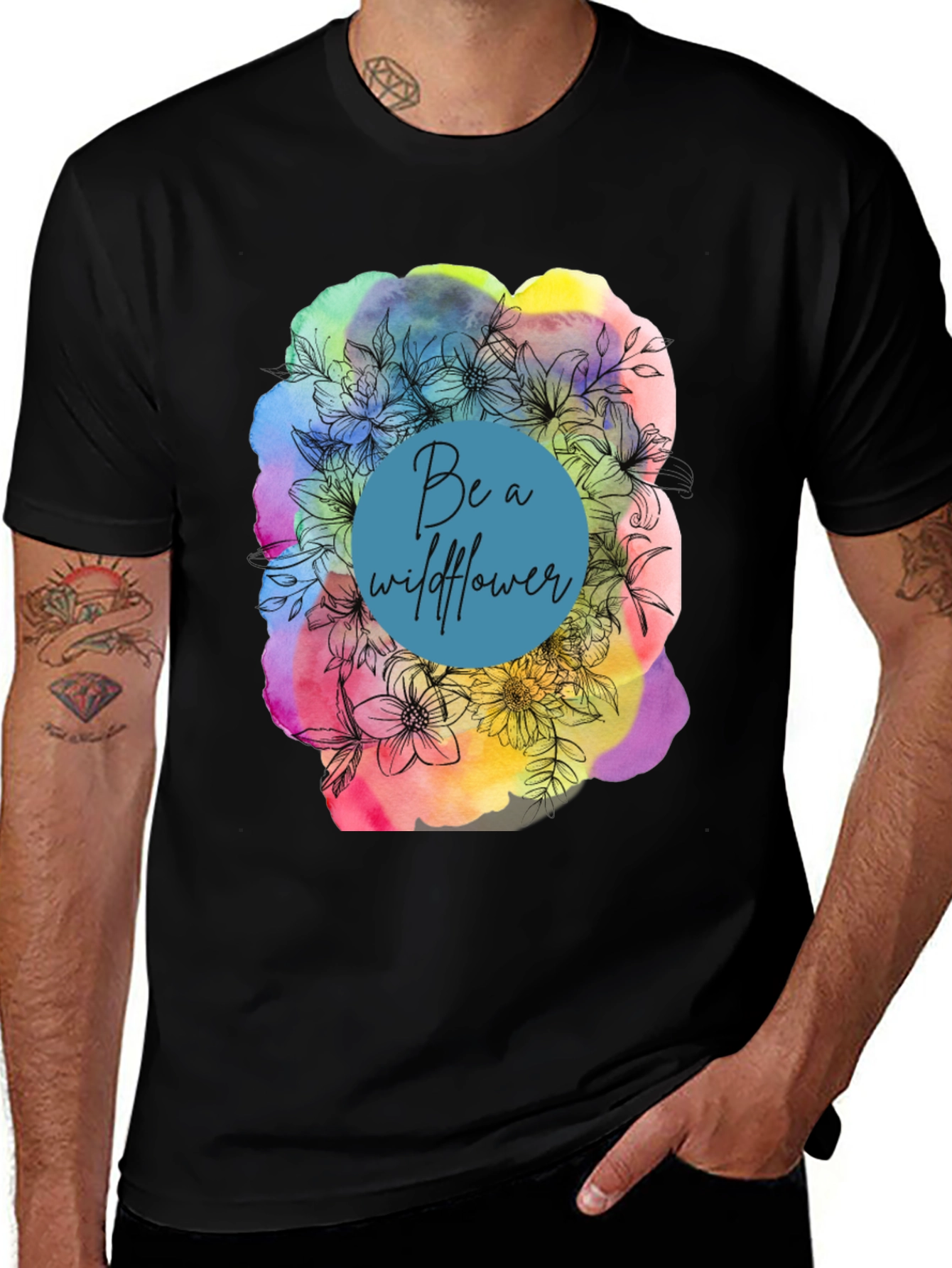 Variant 6 of Be a Wildflower Graphic Tee