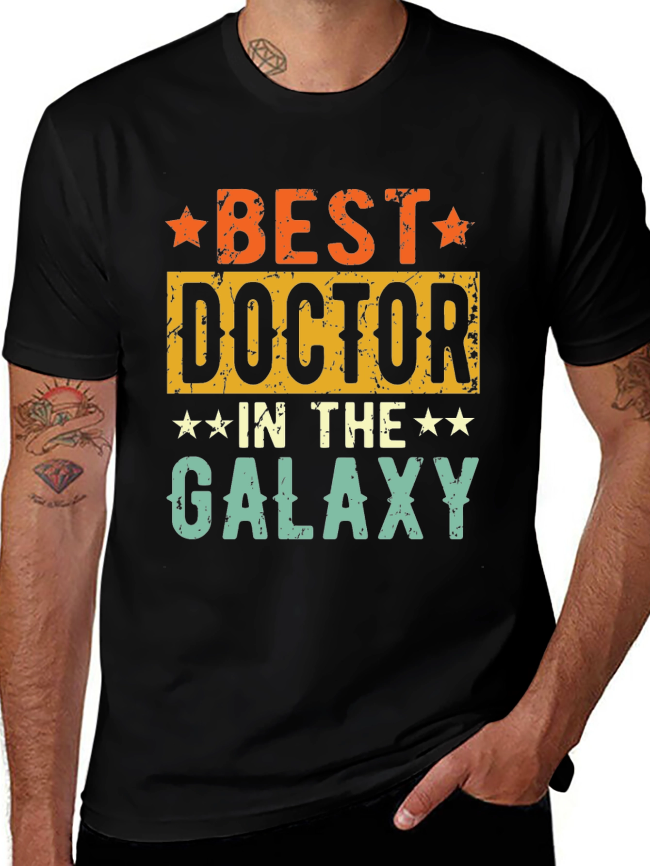 Variant 19 of Best Doctor in the Galaxy Black T-Shirt