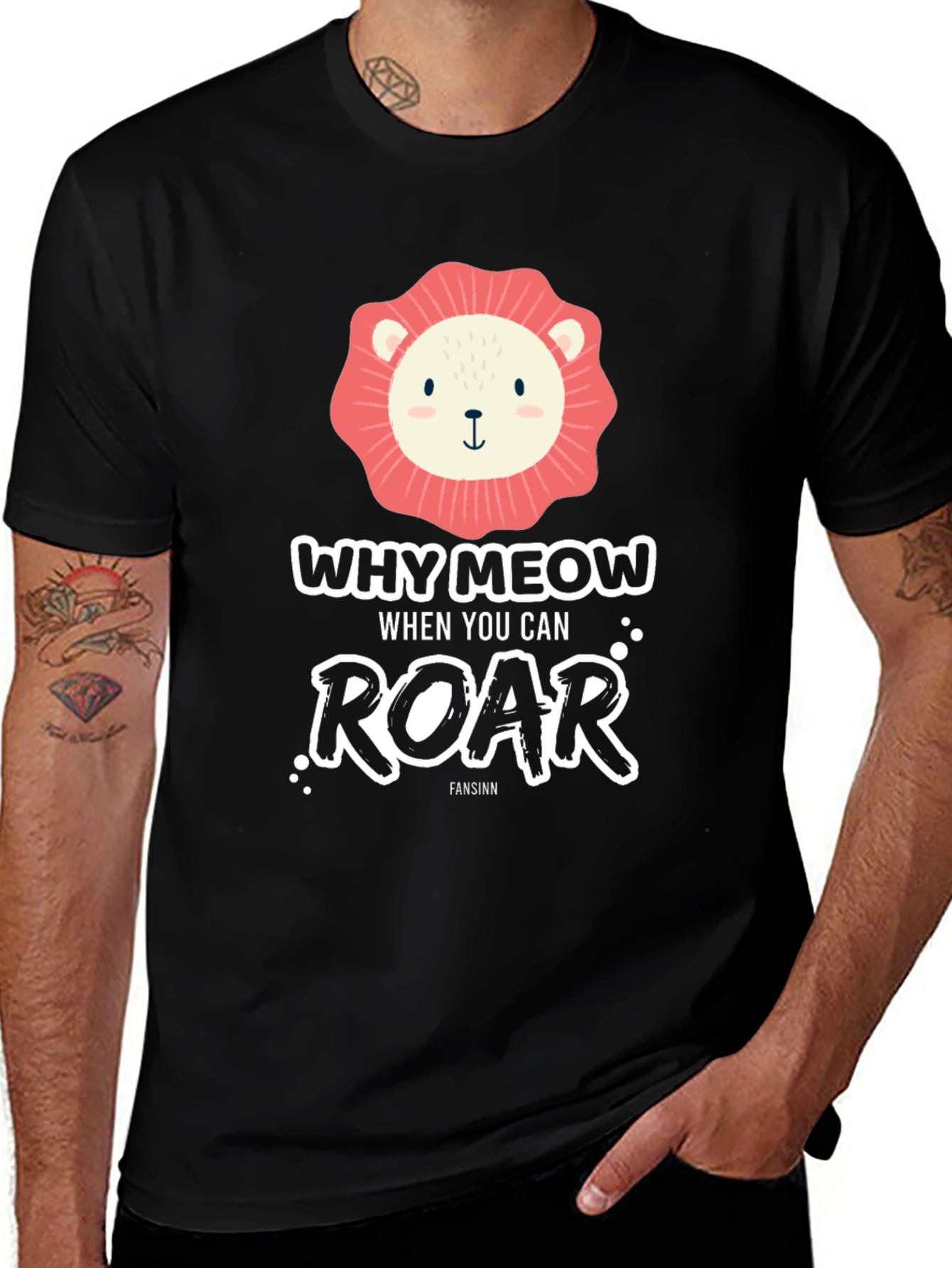 Variant 24 of Why Meow When You Can Roar T-Shirt