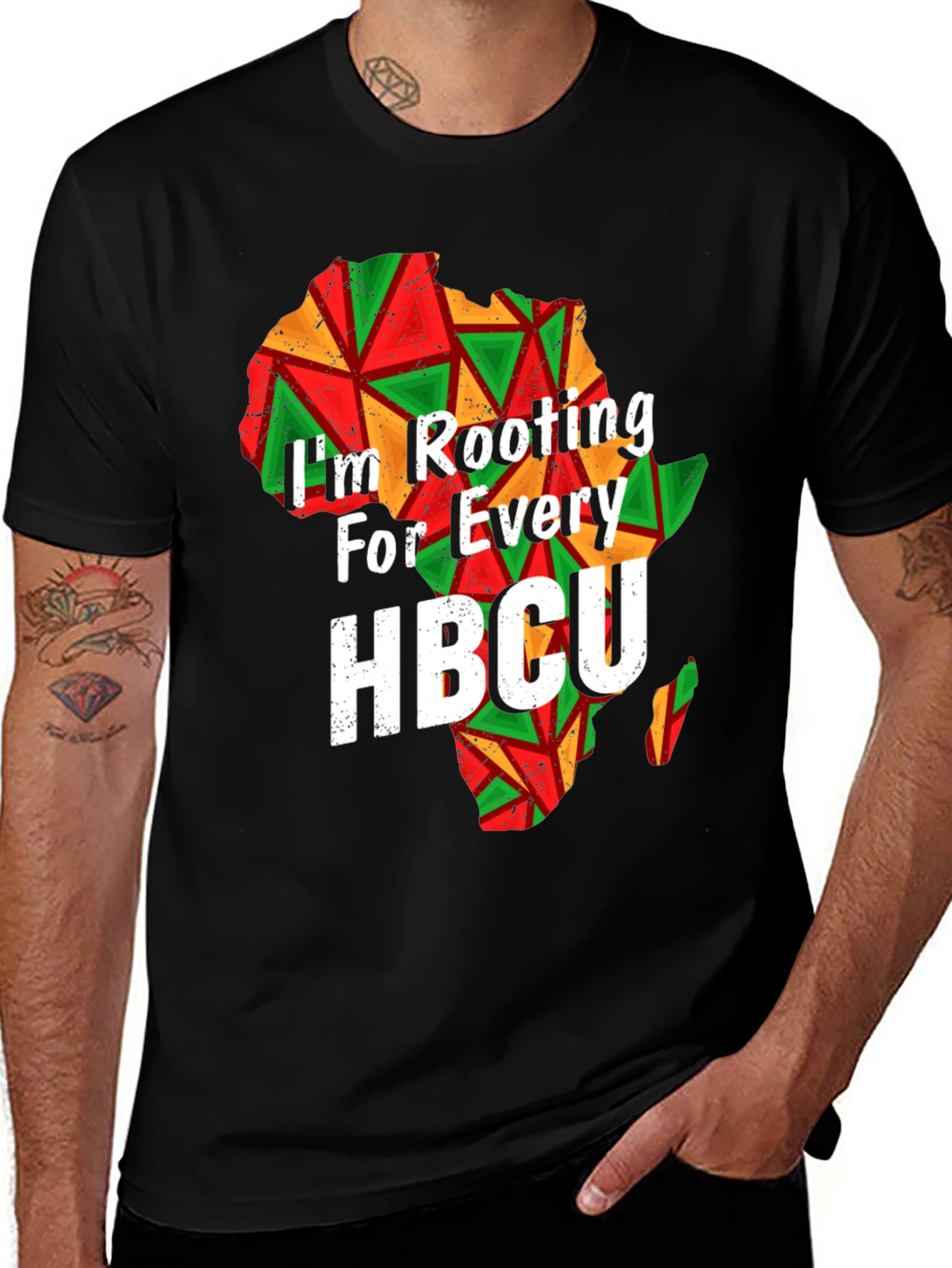 Rooting for Every HBCU Africa T-Shirt