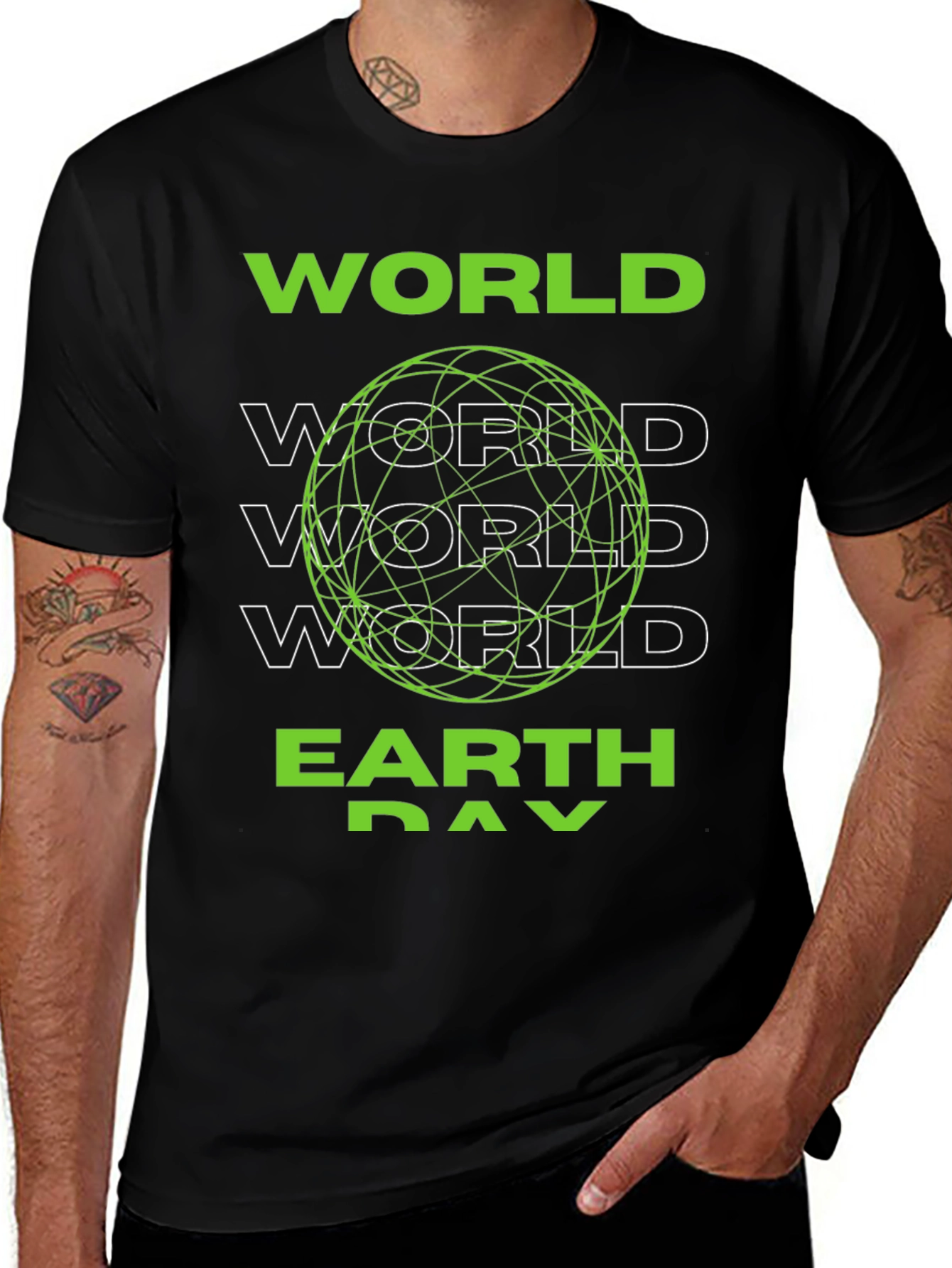 World Earth Day Graphic Tee - Eco-Friendly Design