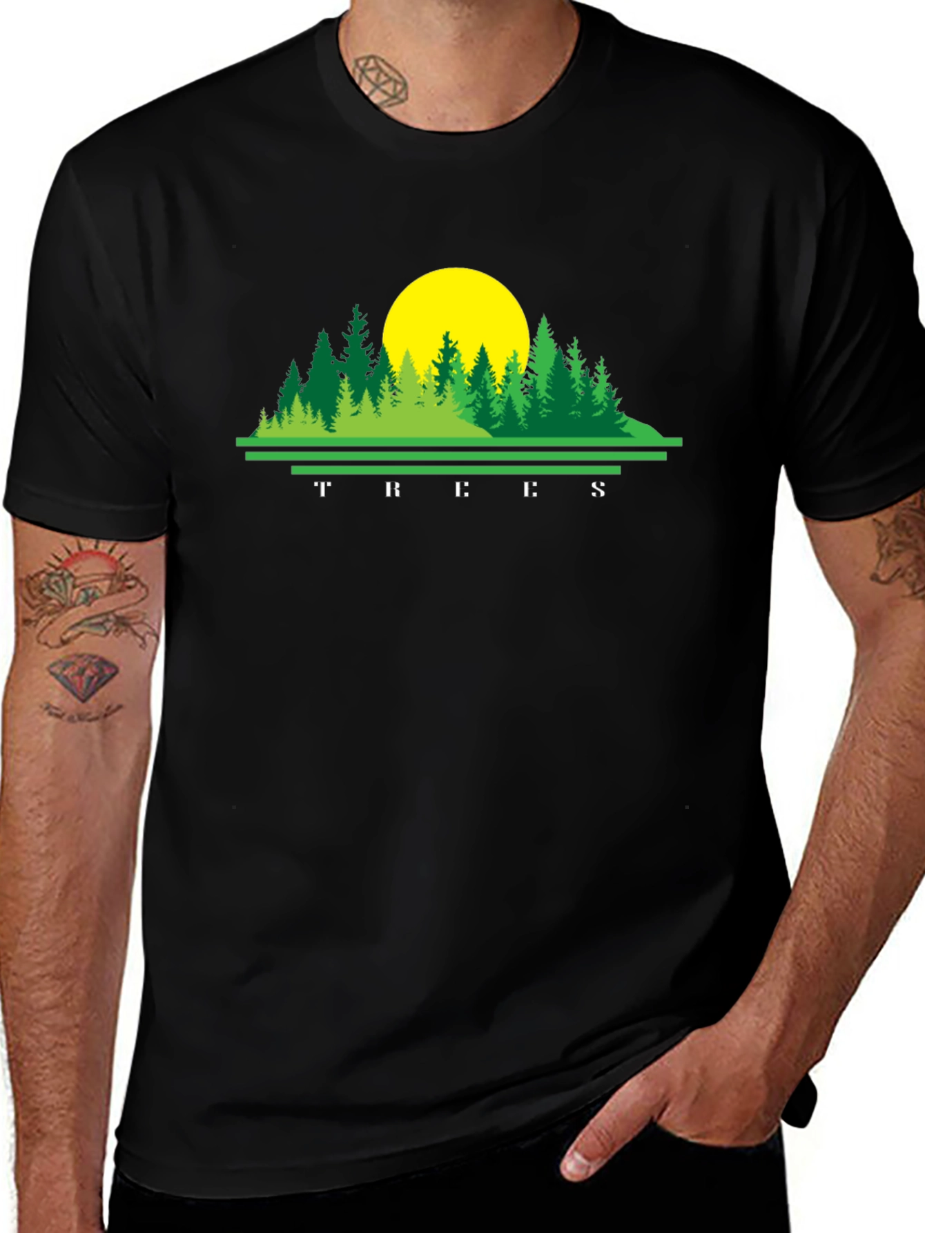 Variant 8 of Nature Trees Graphic Tee