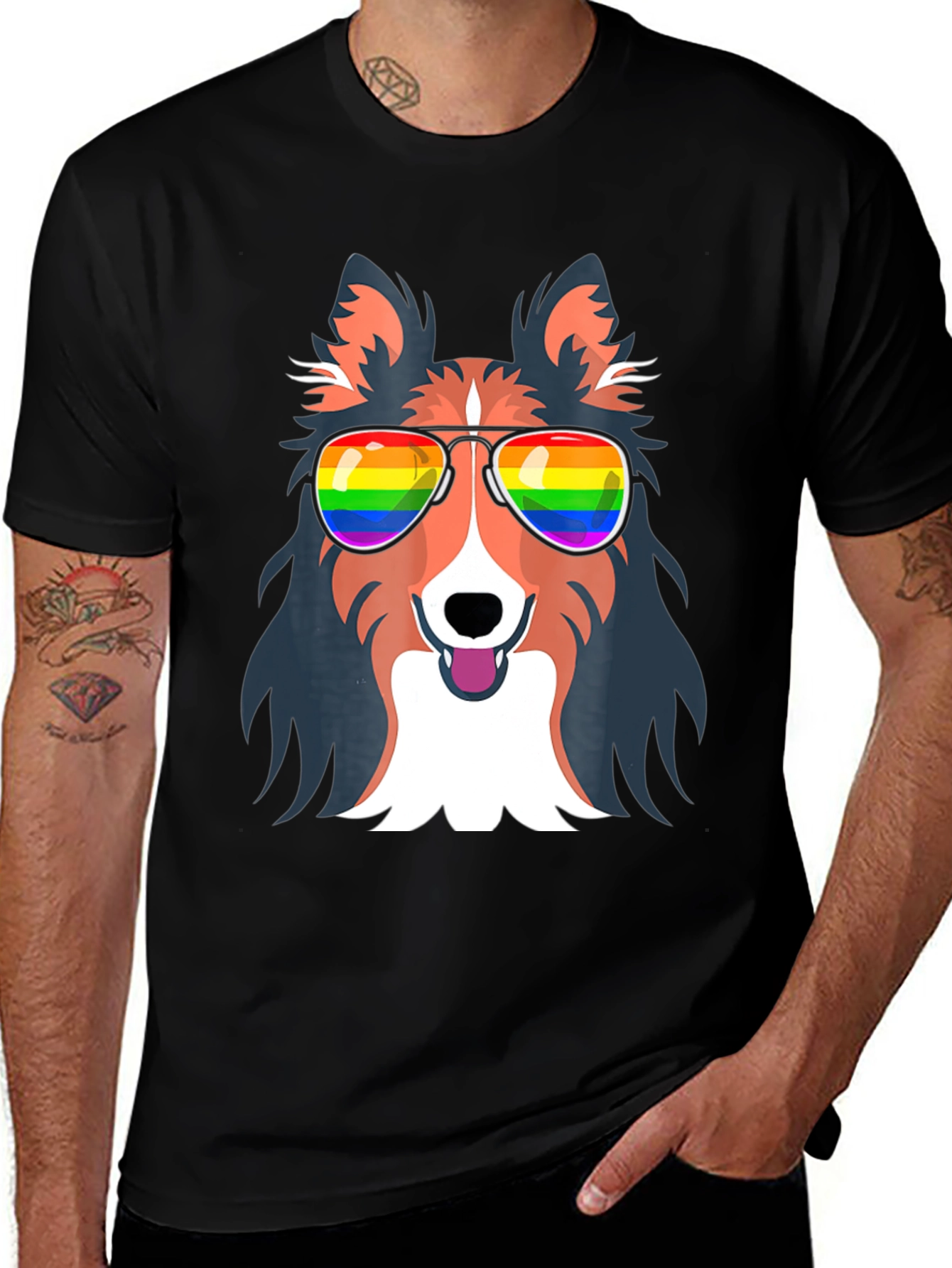 Variant 15 of Cool Dog Pride T-Shirt