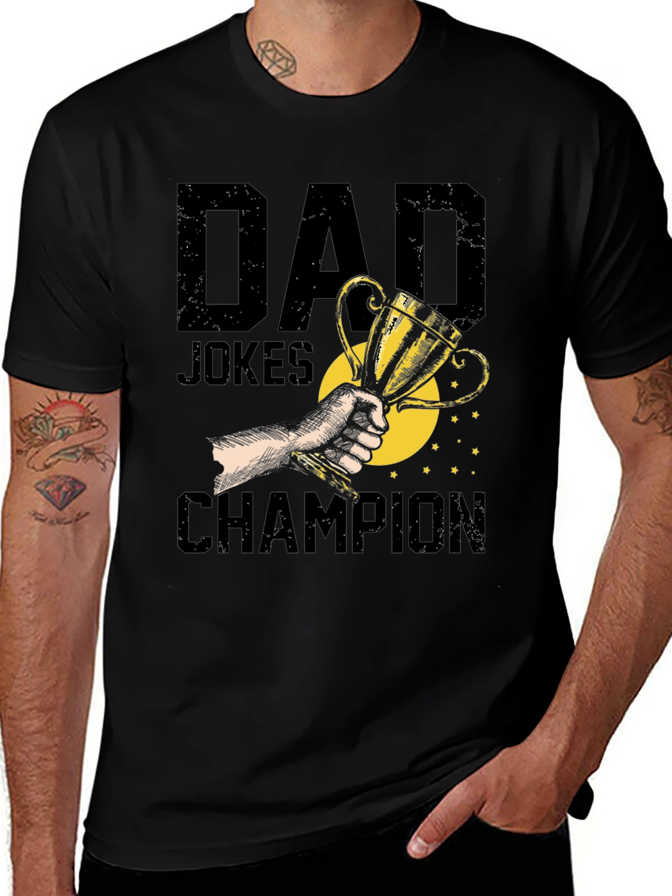 Variant 27 of Dad Jokes Champion T-Shirt