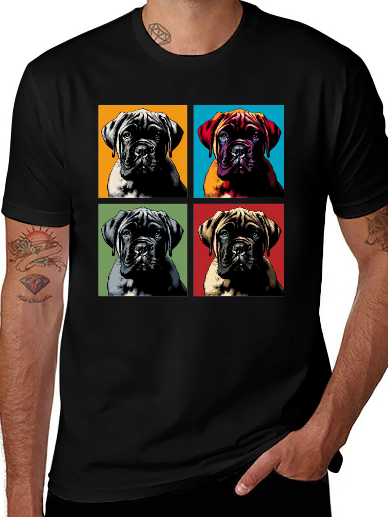 Variant 16 of Pop Art Dog Breed Graphic Tee
