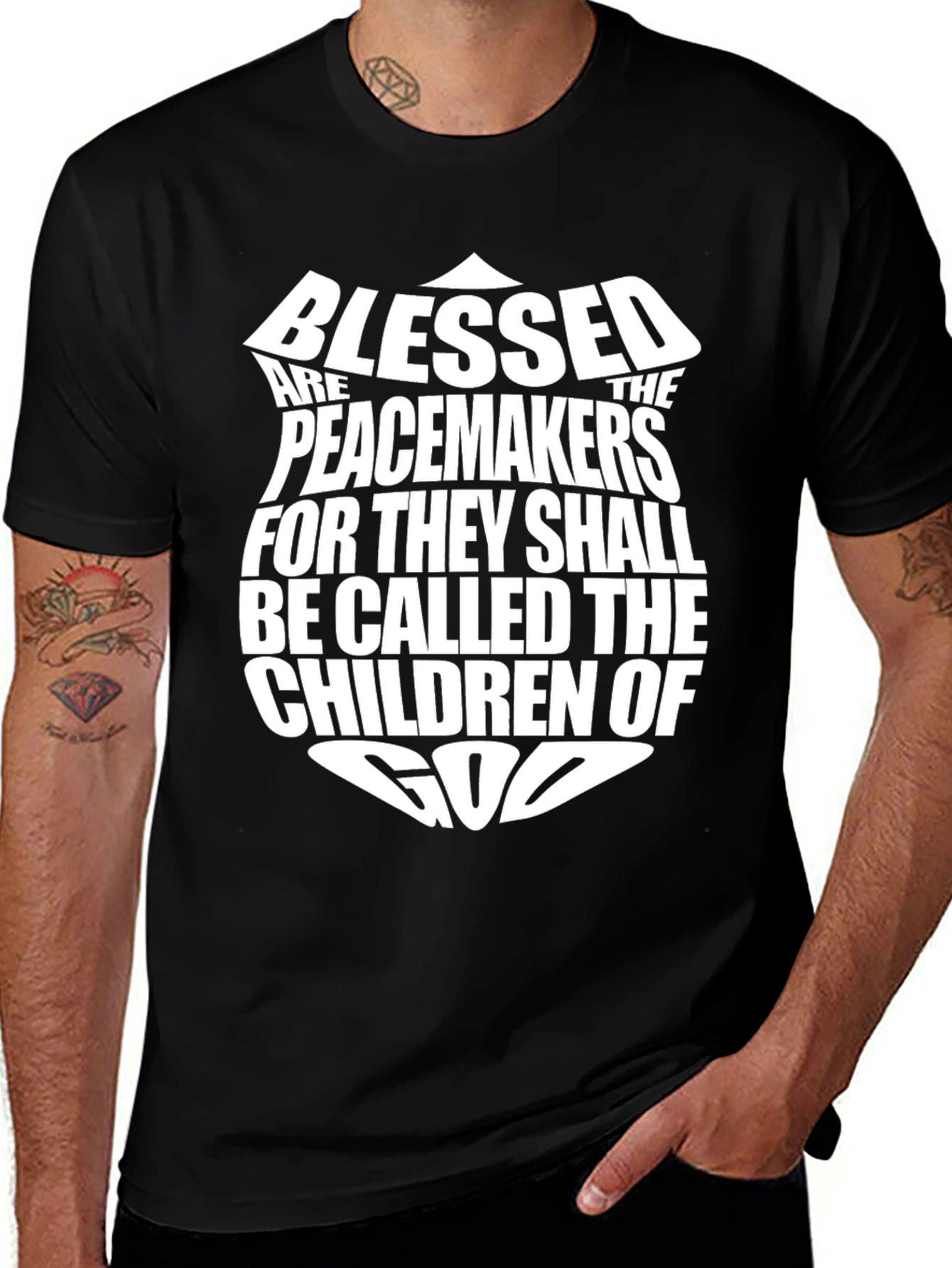 Variant 15 of Blessed Are The Peacemakers T-Shirt
