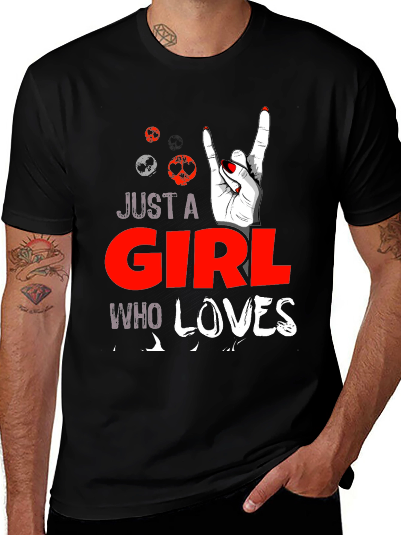 Variant 10 of Just A Girl Who Loves T-Shirt