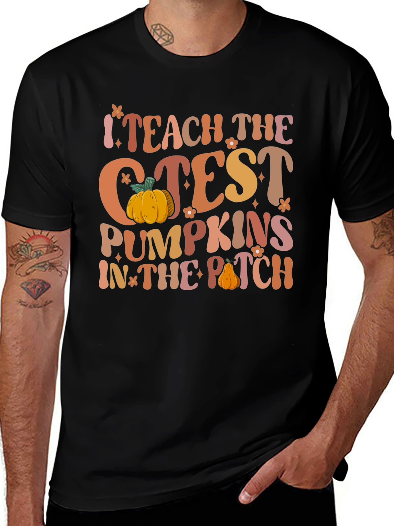 Variant 2 of I Teach the Cutest Pumpkins T-Shirt