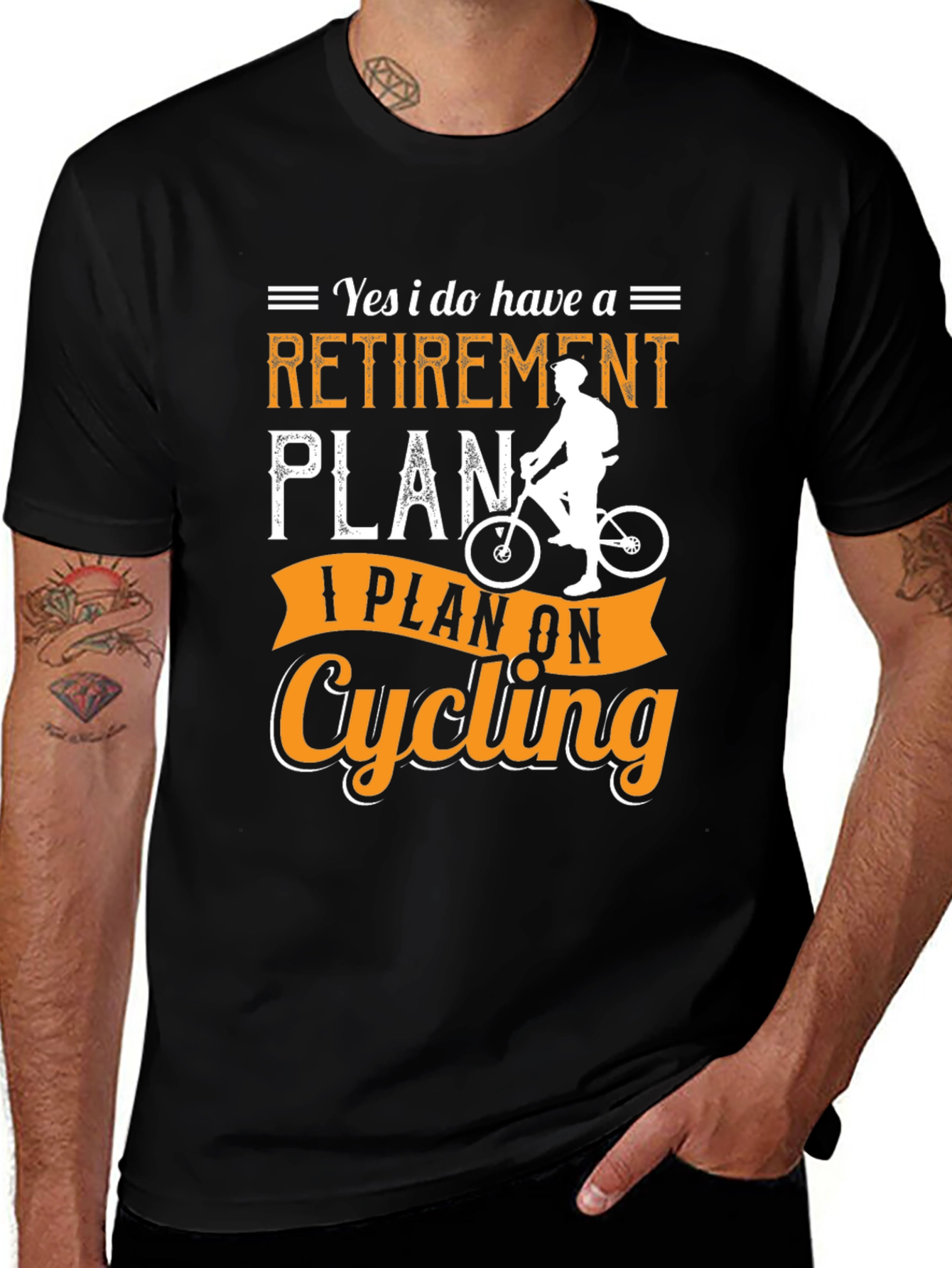 Variant 5 of Retirement Plan Cycling T-Shirt - Perfect for Retired Cyclists