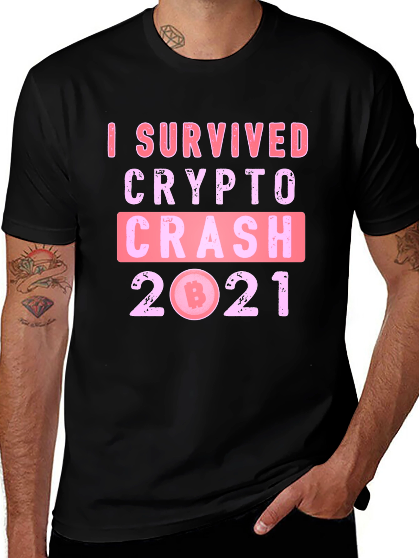 Variant 15 of Crypto Crash 2021 Survivor Tee