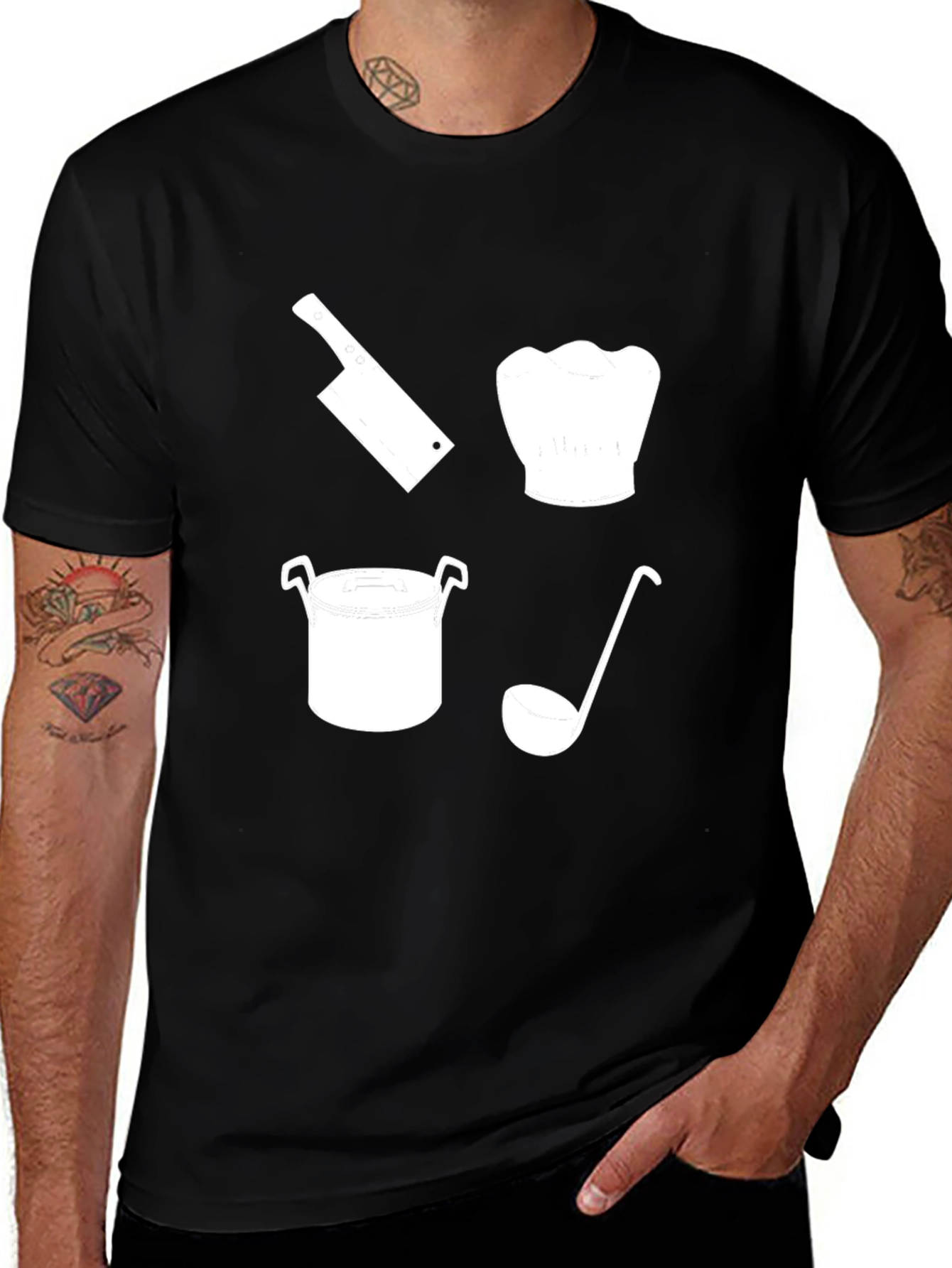 Variant 3 of Chef Tools T-Shirt - Culinary Design