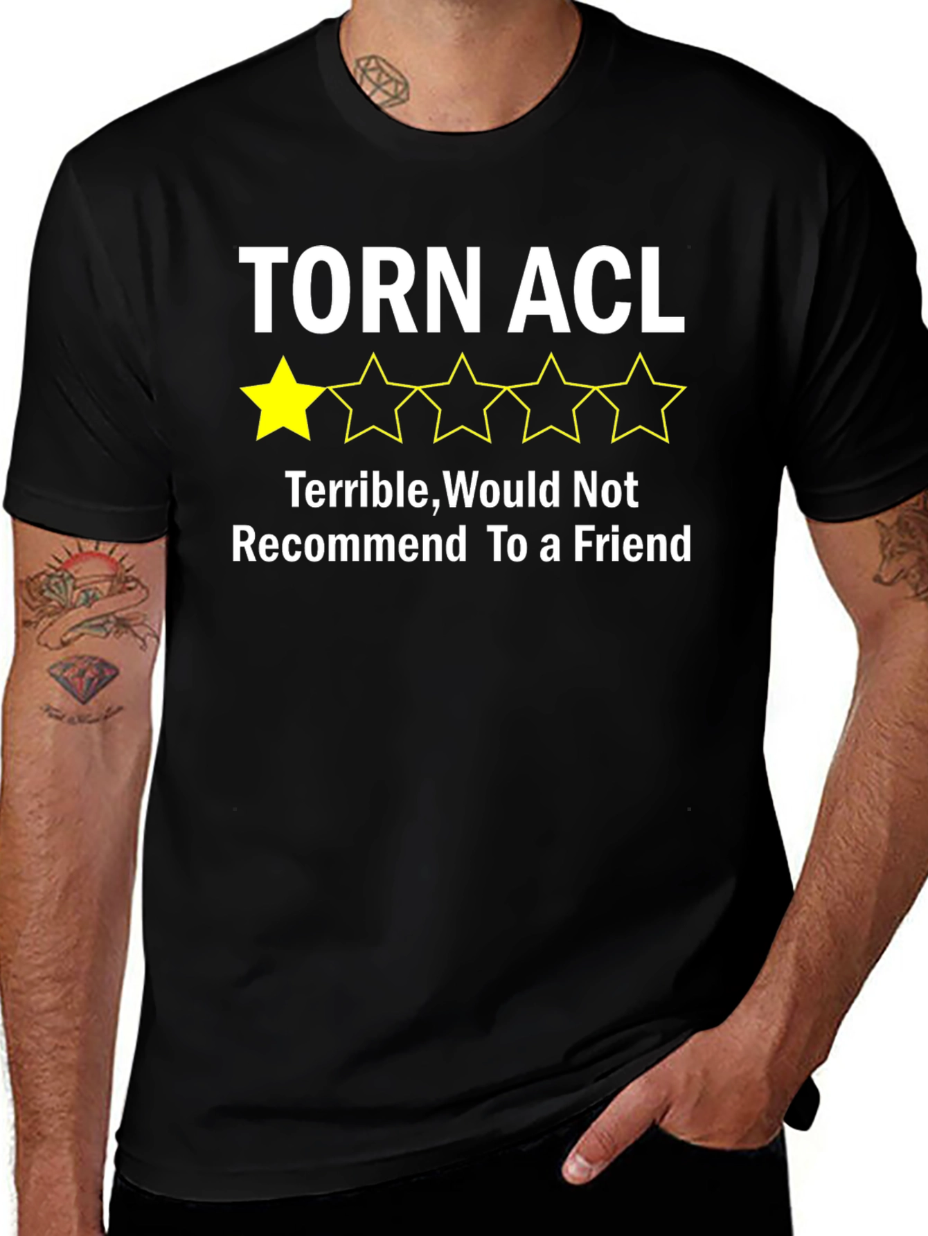 Torn ACL Funny Graphic Tee