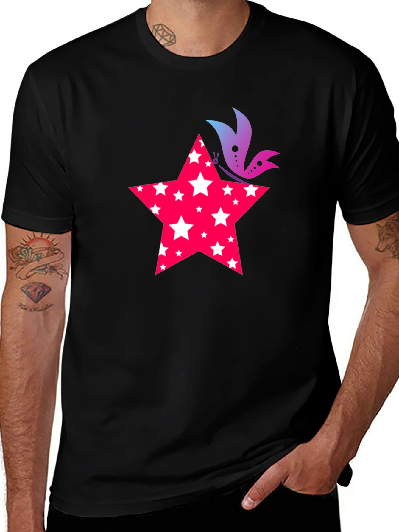 Variant 21 of Star Butterfly Graphic Print T-Shirt