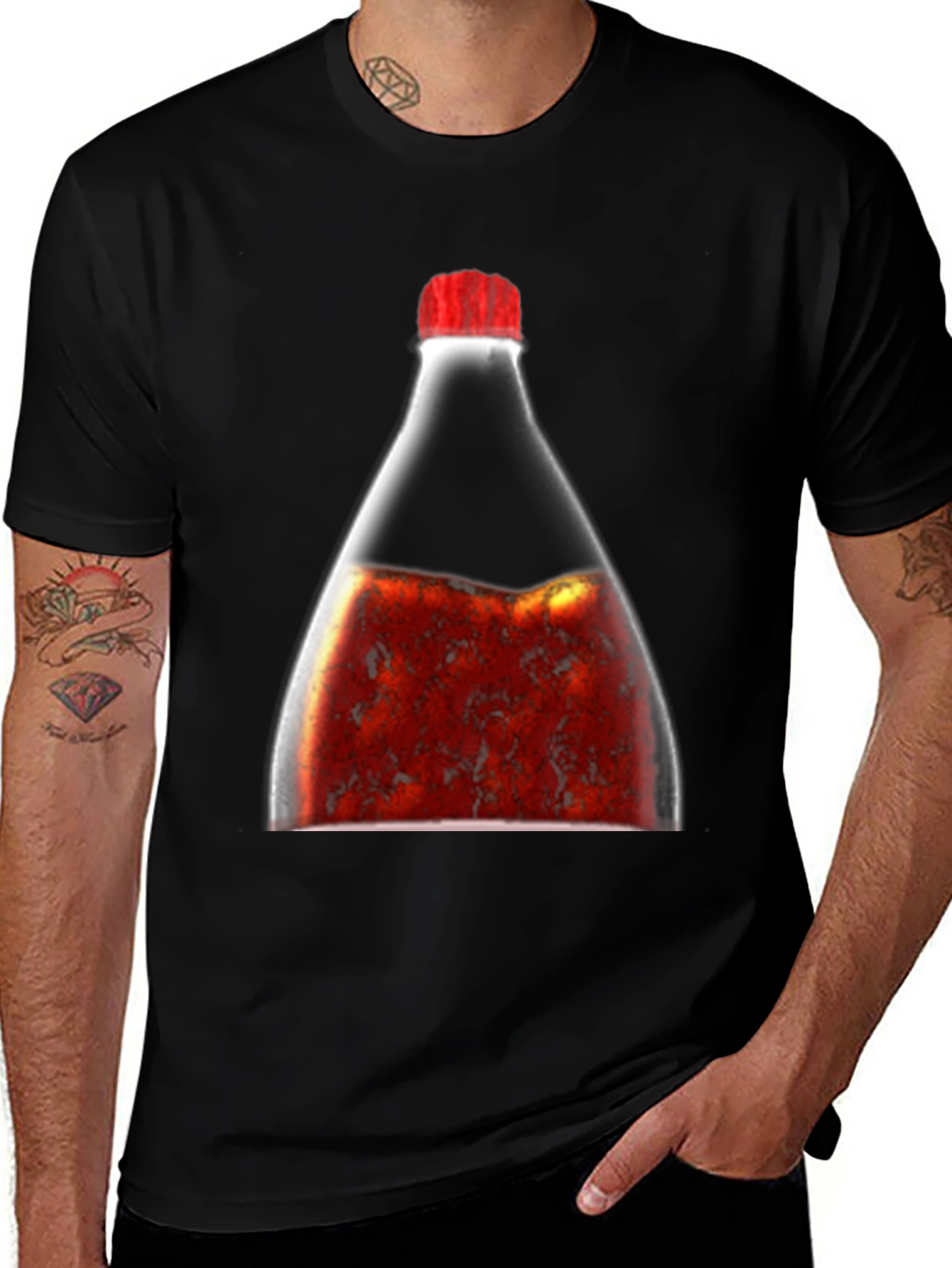 Variant 2 of Cola Bottle T-Shirt - Refreshing Graphic Tee