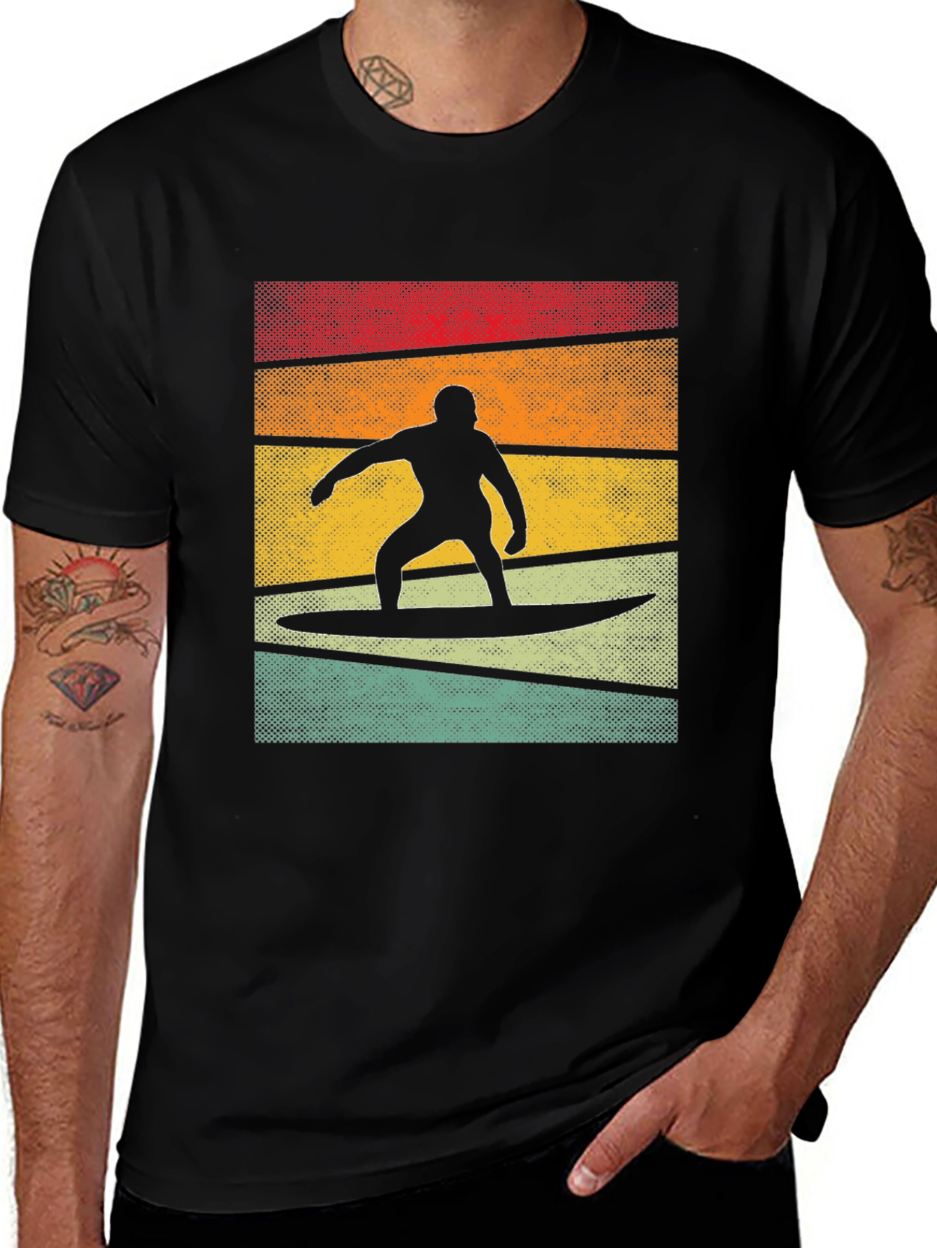 Variant 27 of Vintage Surfer Graphic Tee