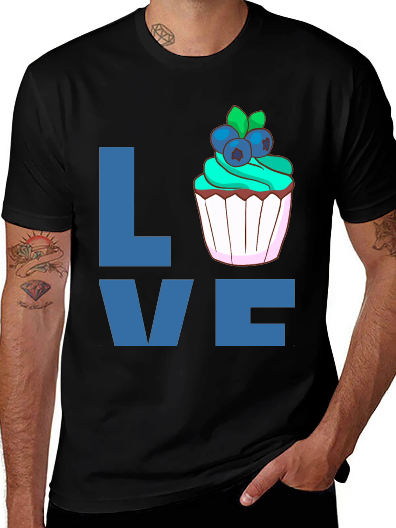 Variant 2 of Love Cupcake T-Shirt - Sweet Design