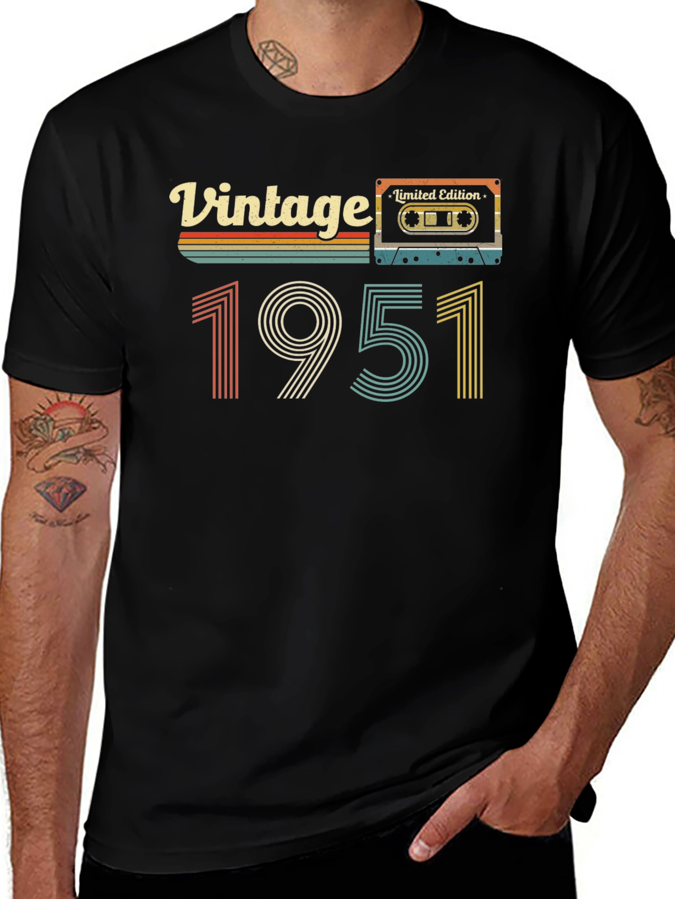 Variant 25 of Vintage 1951 Limited Edition Cassette T-Shirt