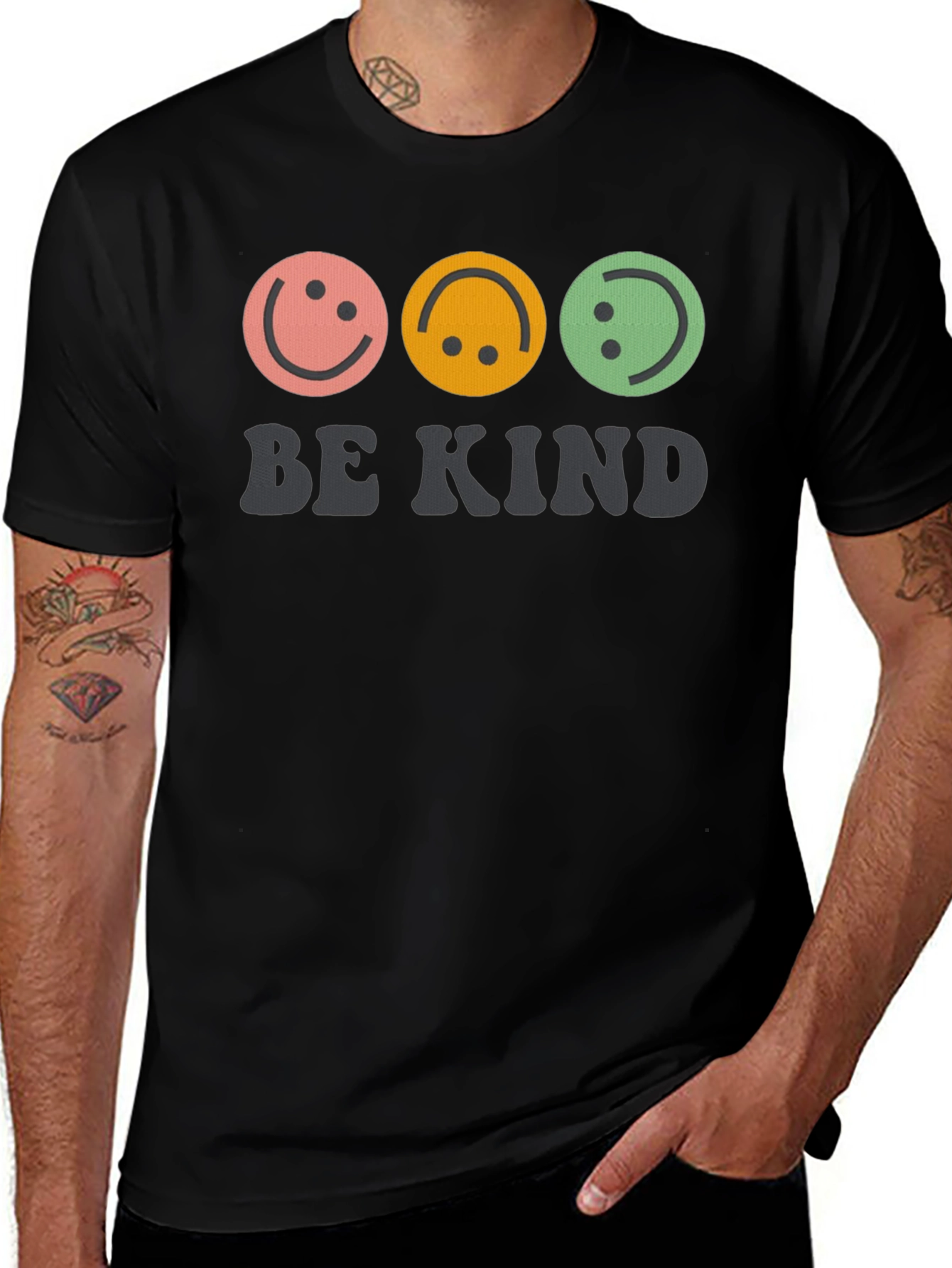 Variant 17 of Be Kind Graphic T-Shirt - Trendy Casual Wear