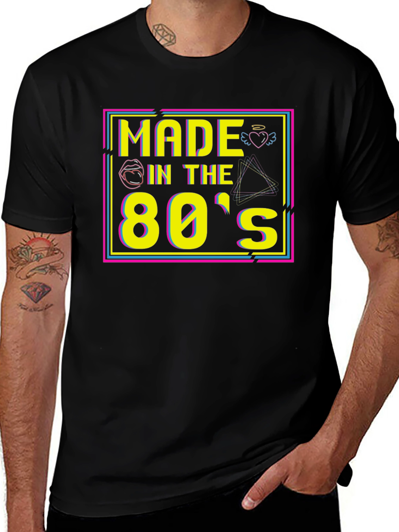 Variant 4 of Made in the 80's Retro Style Graphic Tee