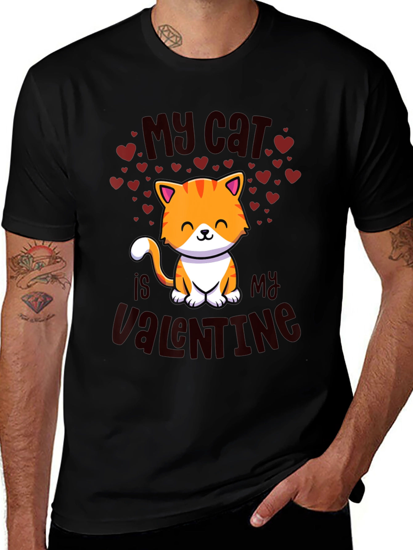 Variant 16 of My Cat Is My Valentine T-Shirt