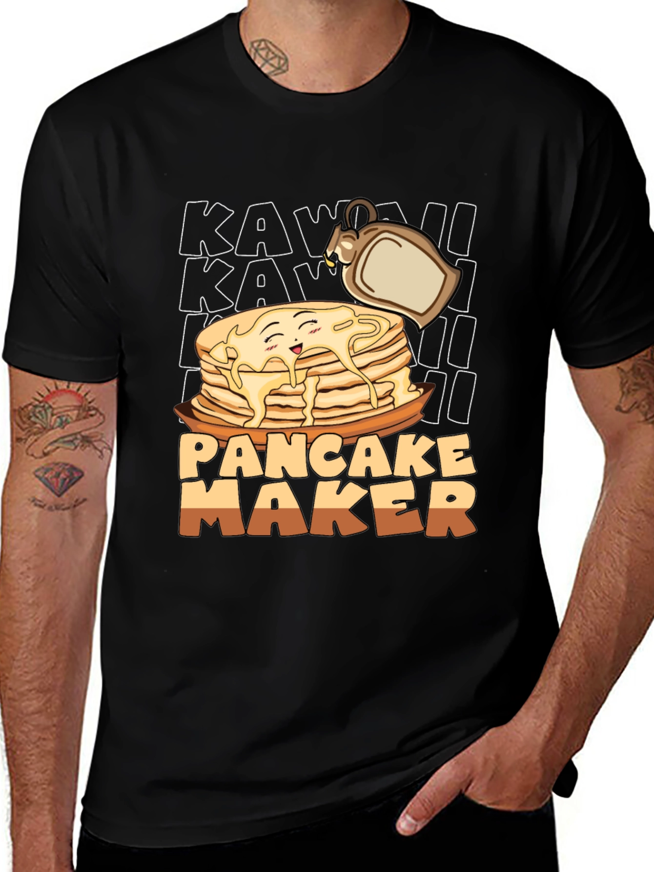 Kawaii Pancake Maker Graphic Tee