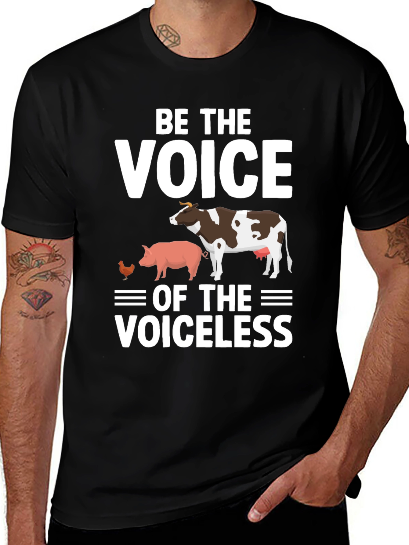 Variant 28 of Be The Voice T-Shirt | Animal Rights Tee