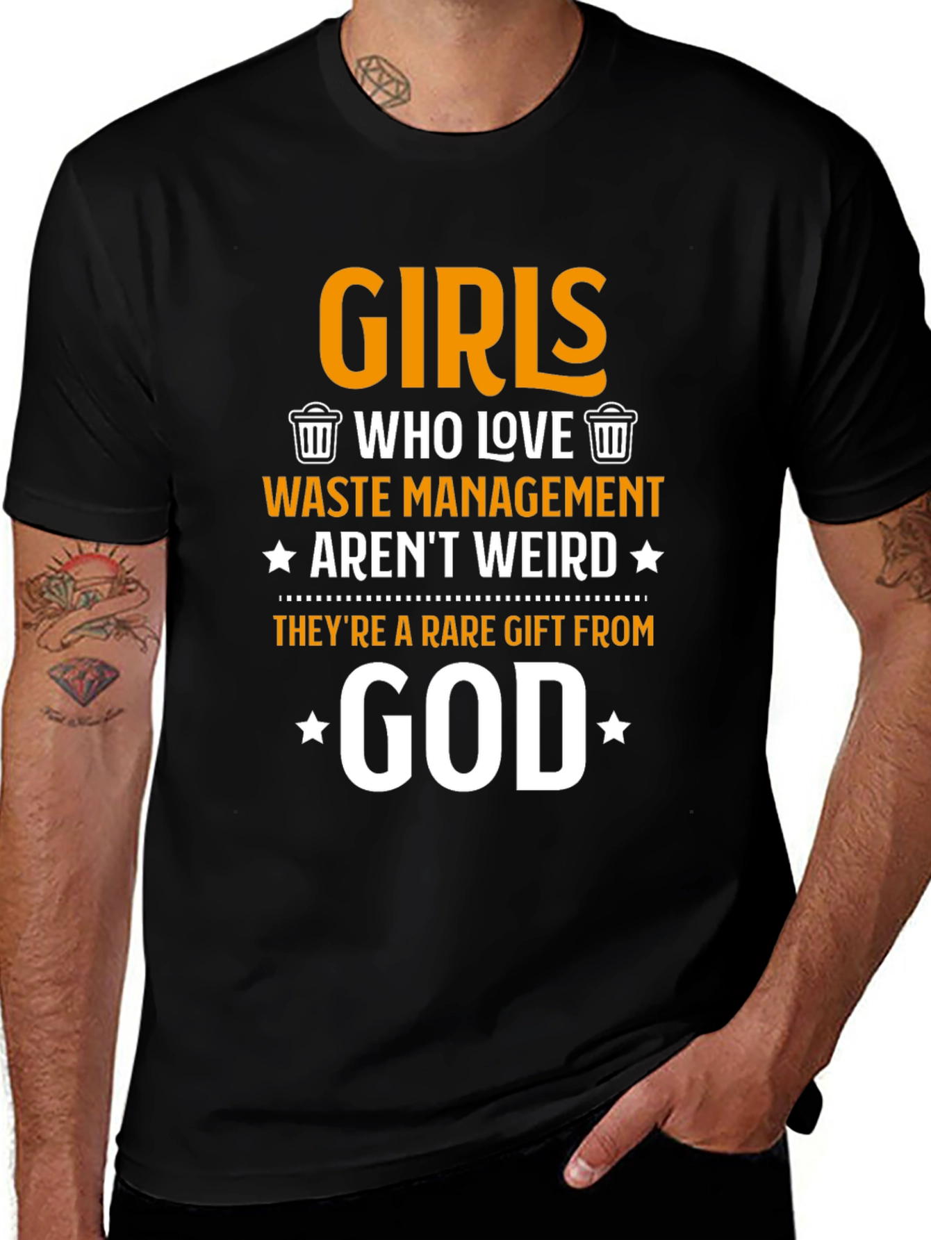 Variant 4 of Funny Girls Who Love Waste Management T-Shirt