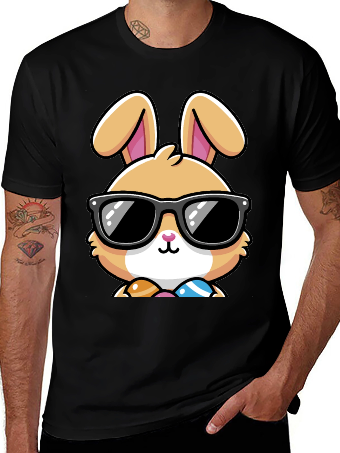 Variant 22 of Cool Easter Bunny Graphic Tee
