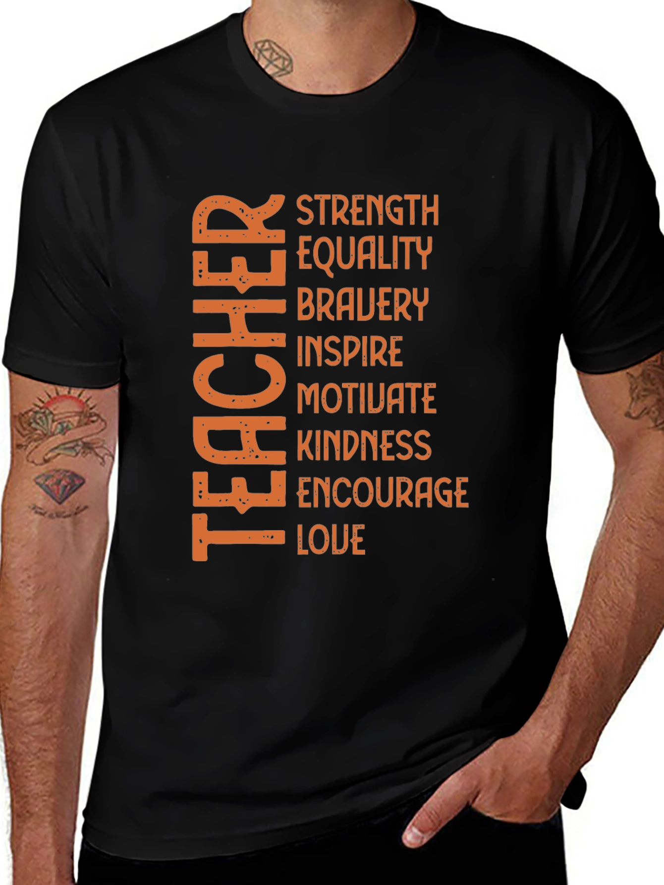 Variant 13 of Teacher Strength Equality T-Shirt