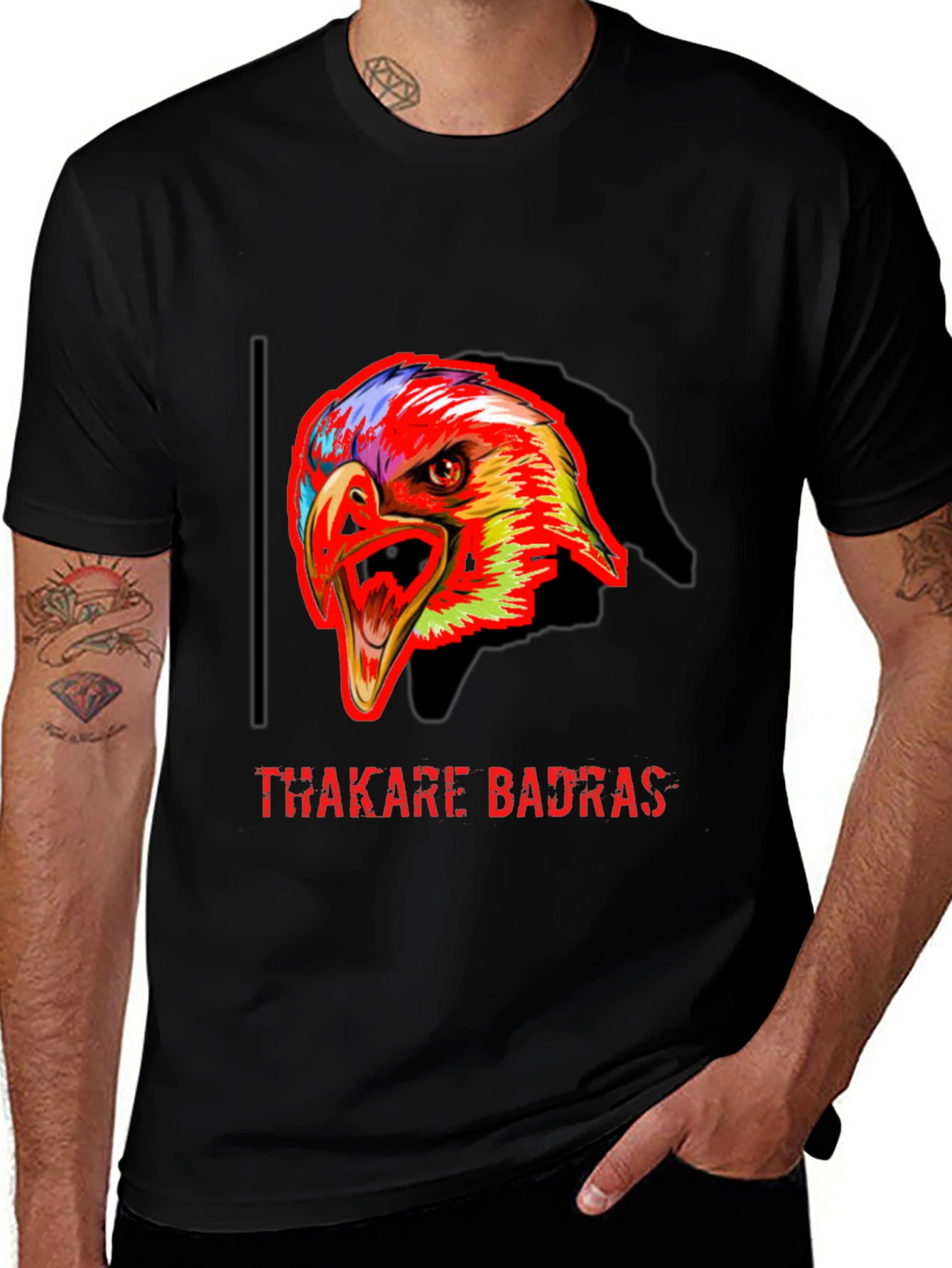 Variant 7 of Men's Thakare Badras Eagle Graphic Tee