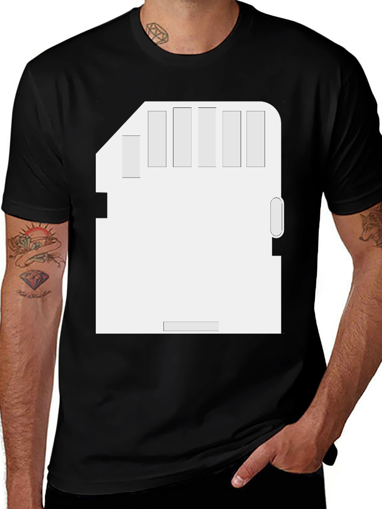 SD Card Graphic Tee - Geek Chic Fashion