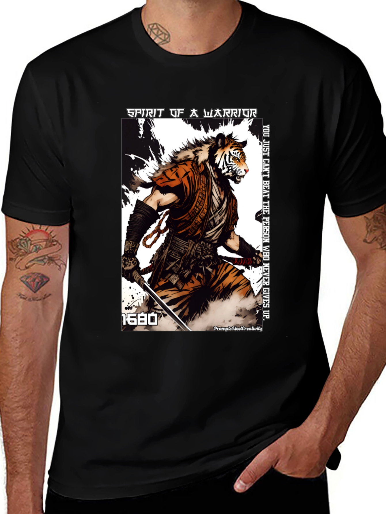 Variant 21 of Tiger Warrior Graphic T-Shirt