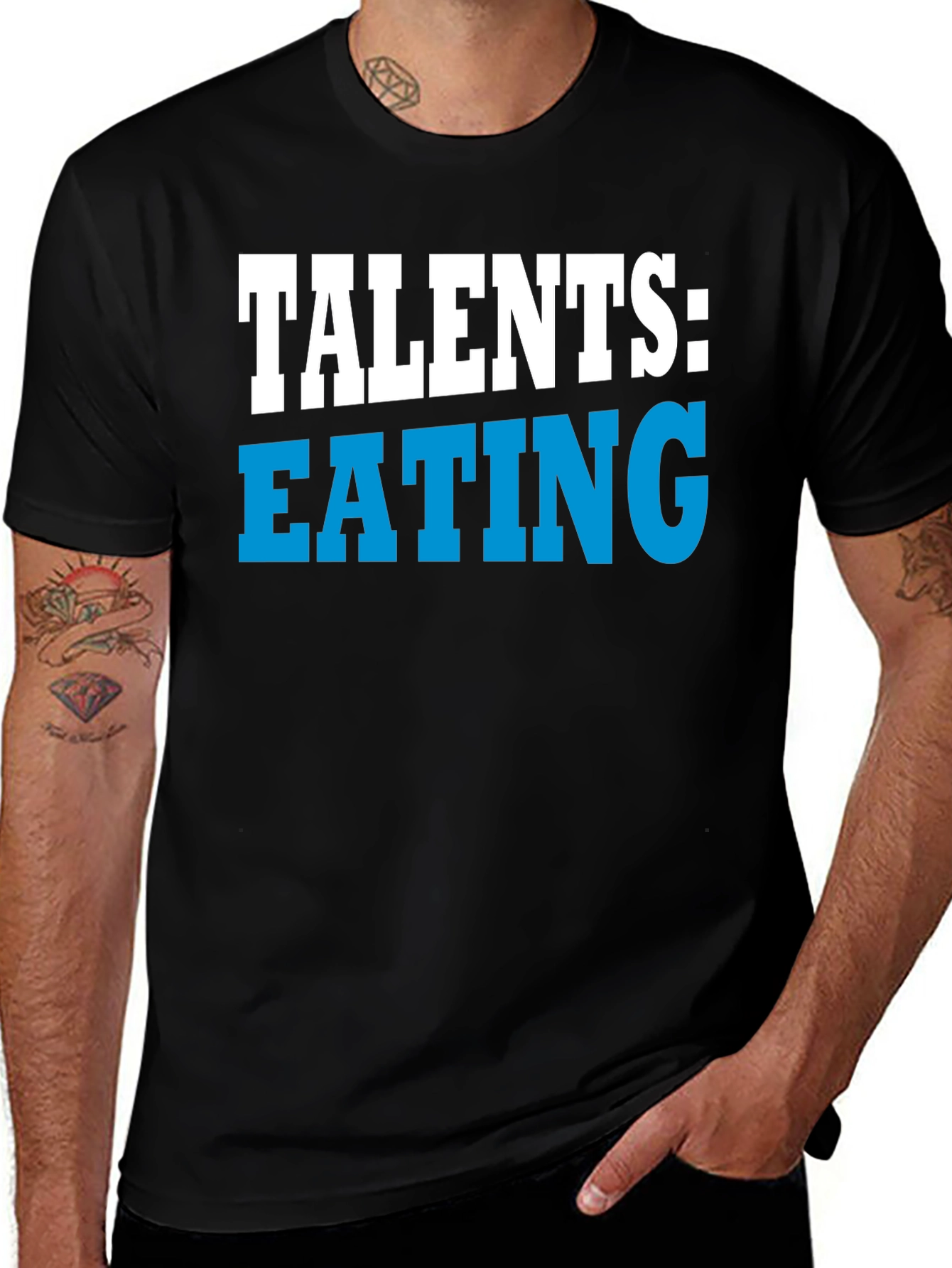 Variant 22 of Talents Eating Funny Graphic T-Shirt