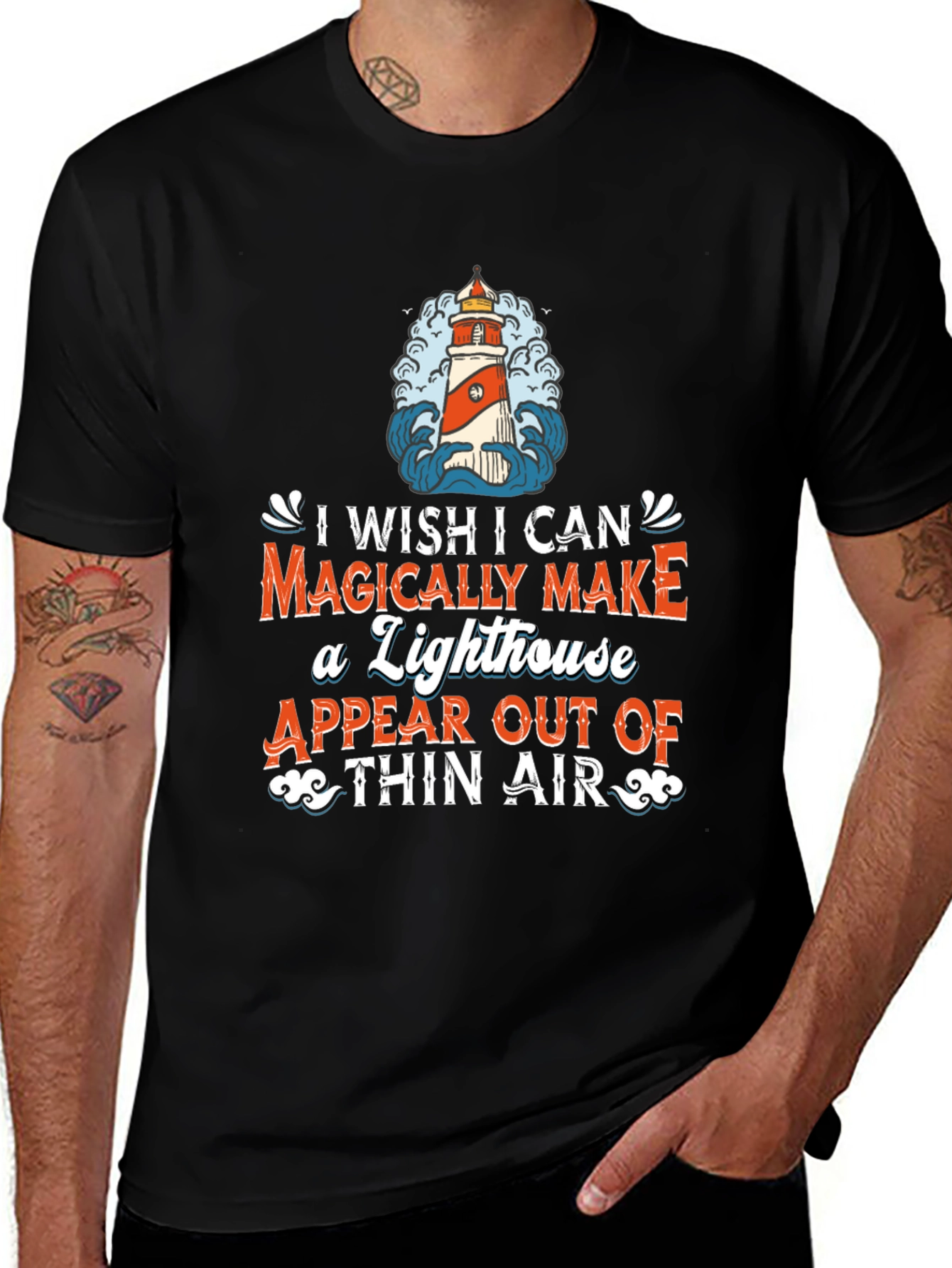 Variant 18 of Magical Lighthouse Graphic Tee