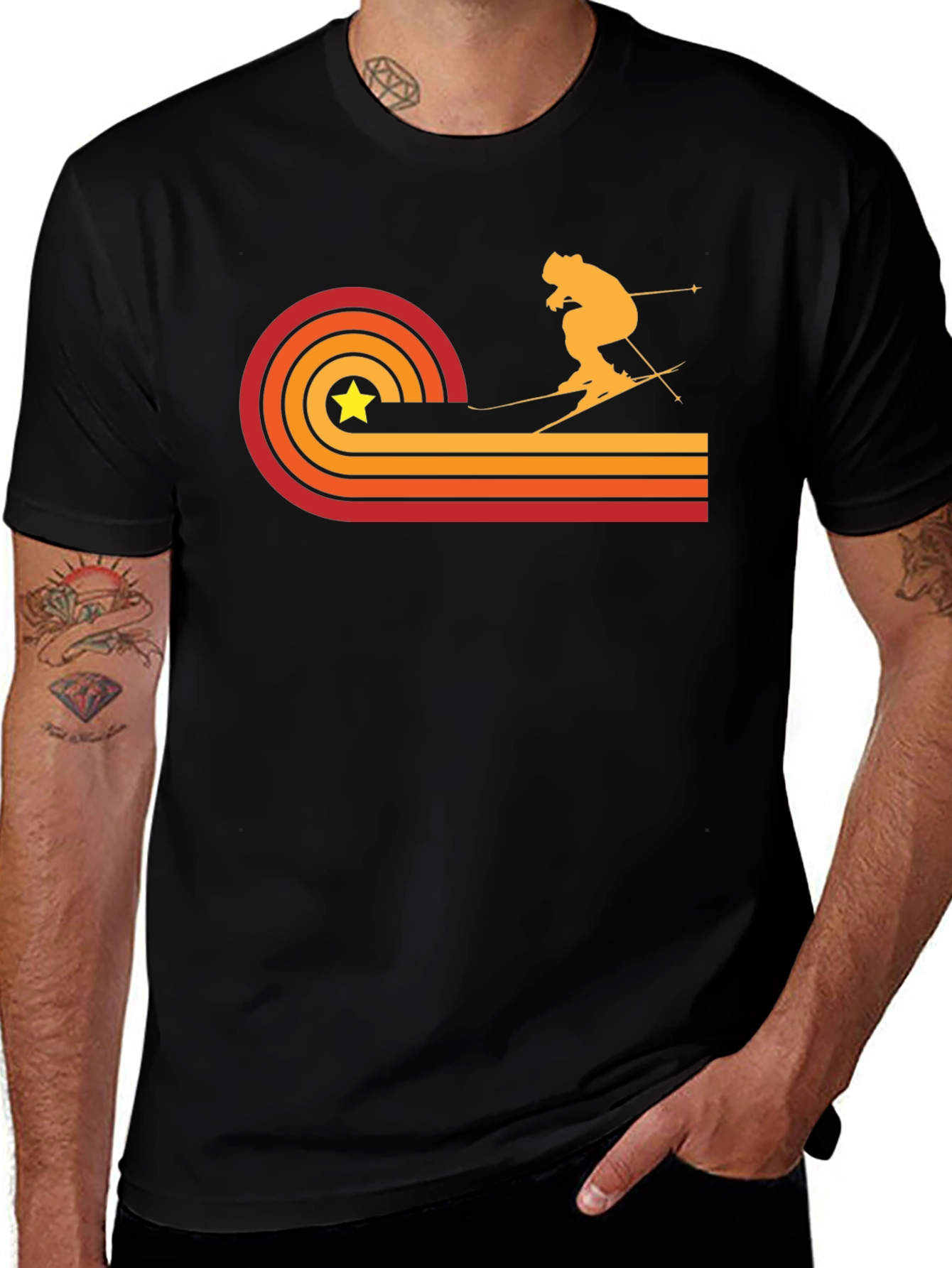 Variant 24 of Retro Ski T-Shirt