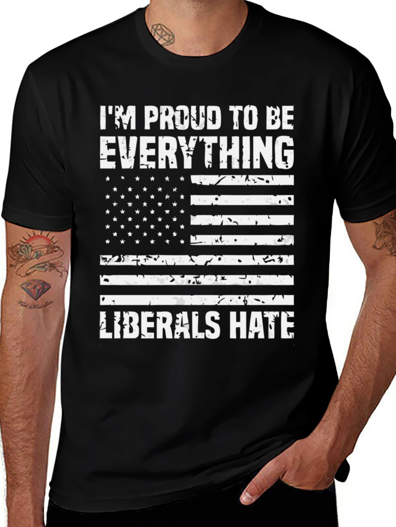 Variant 18 of Proud Everything Liberals Hate T-Shirt
