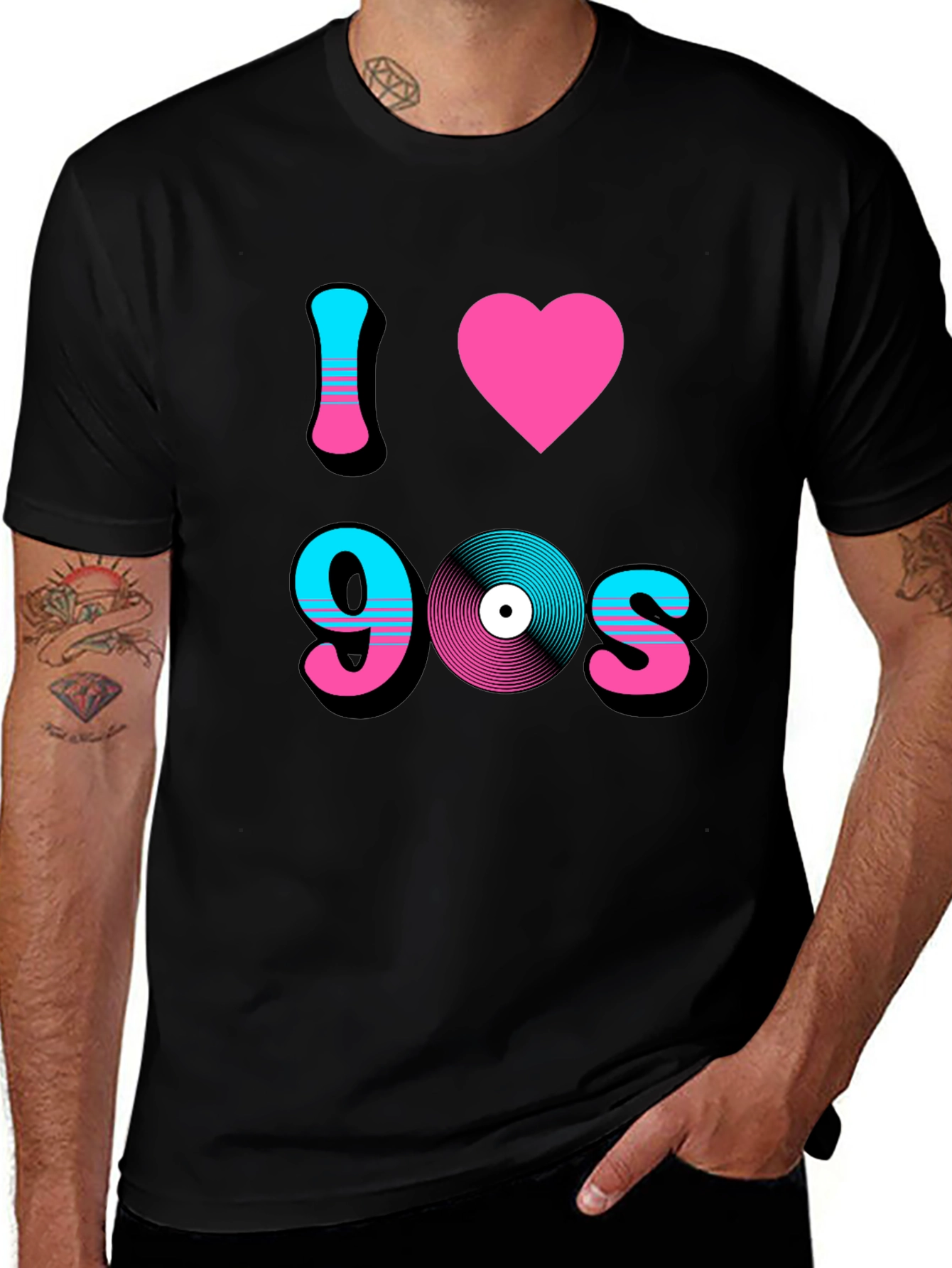 Variant 15 of I Love 90s Retro T-Shirt