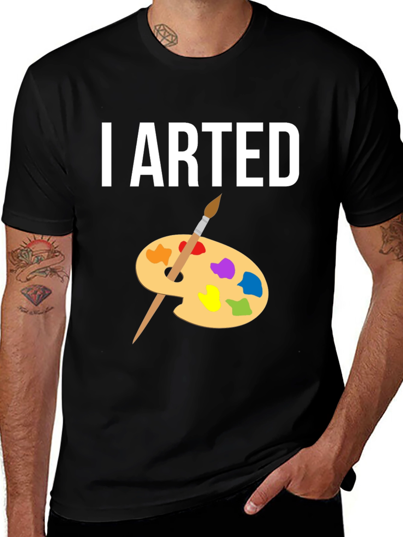 I Arted T-Shirt - Artist Palette Design