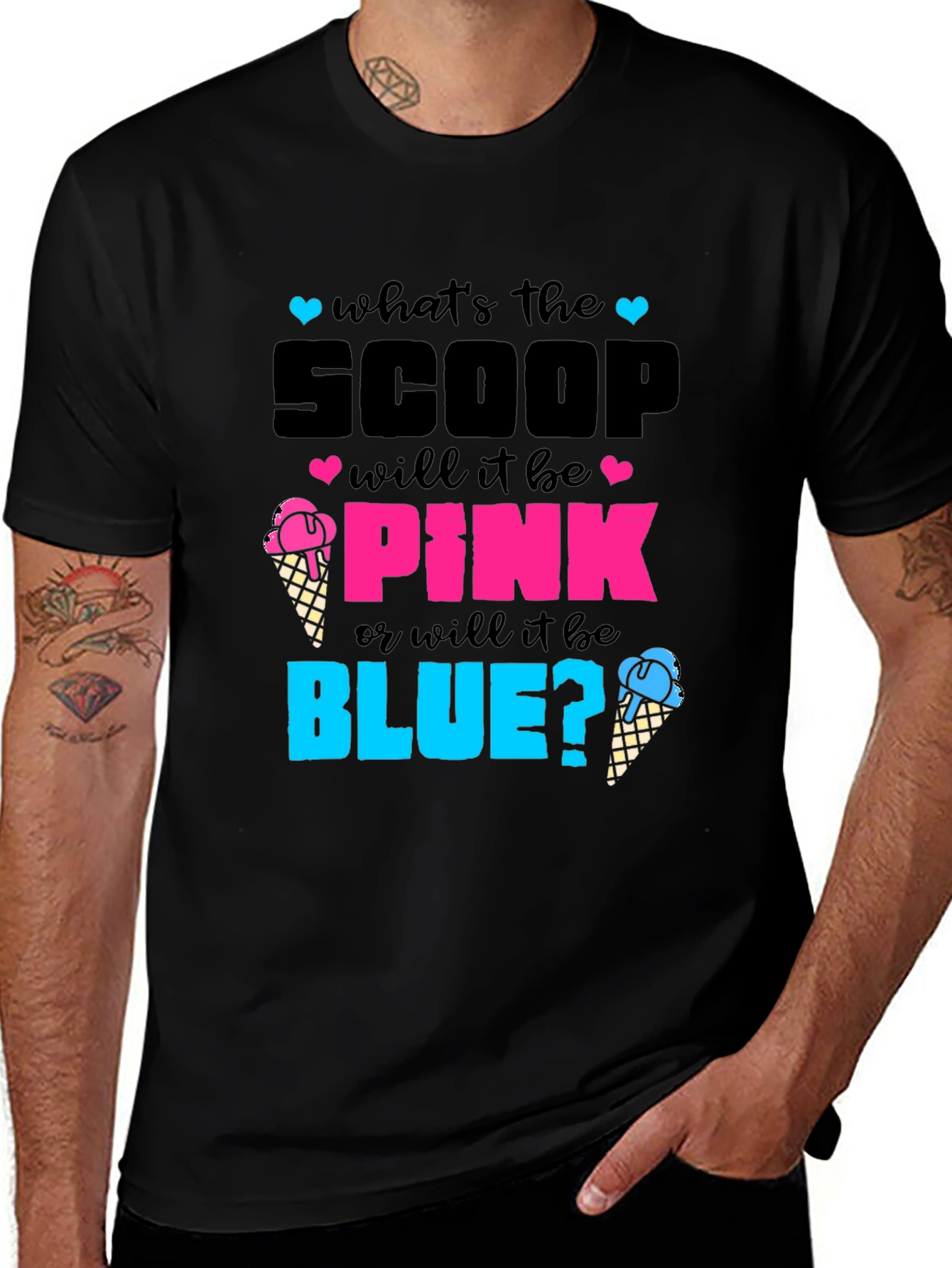 Gender Reveal Scoop T-Shirt
