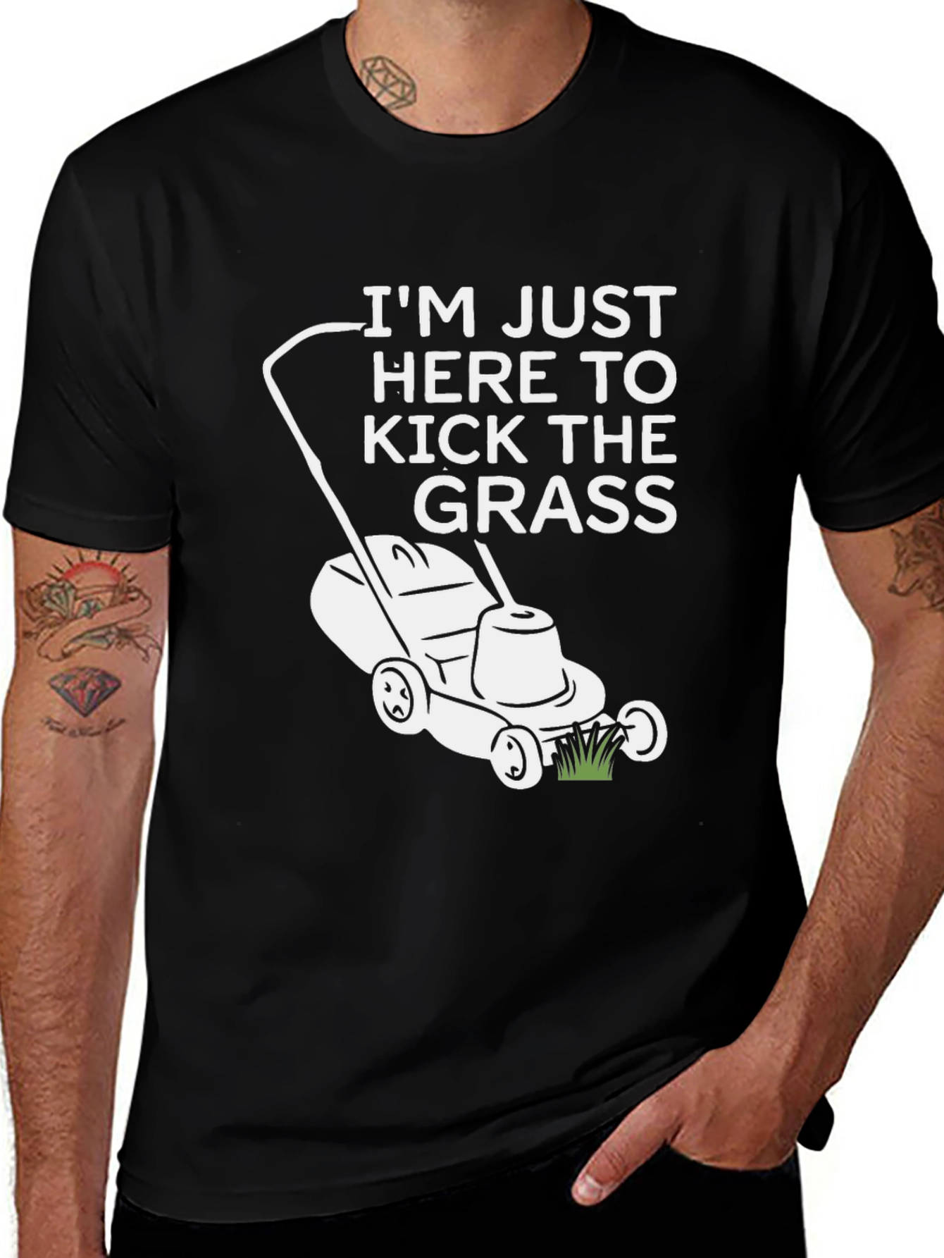 Variant 17 of Kick the Grass T-Shirt