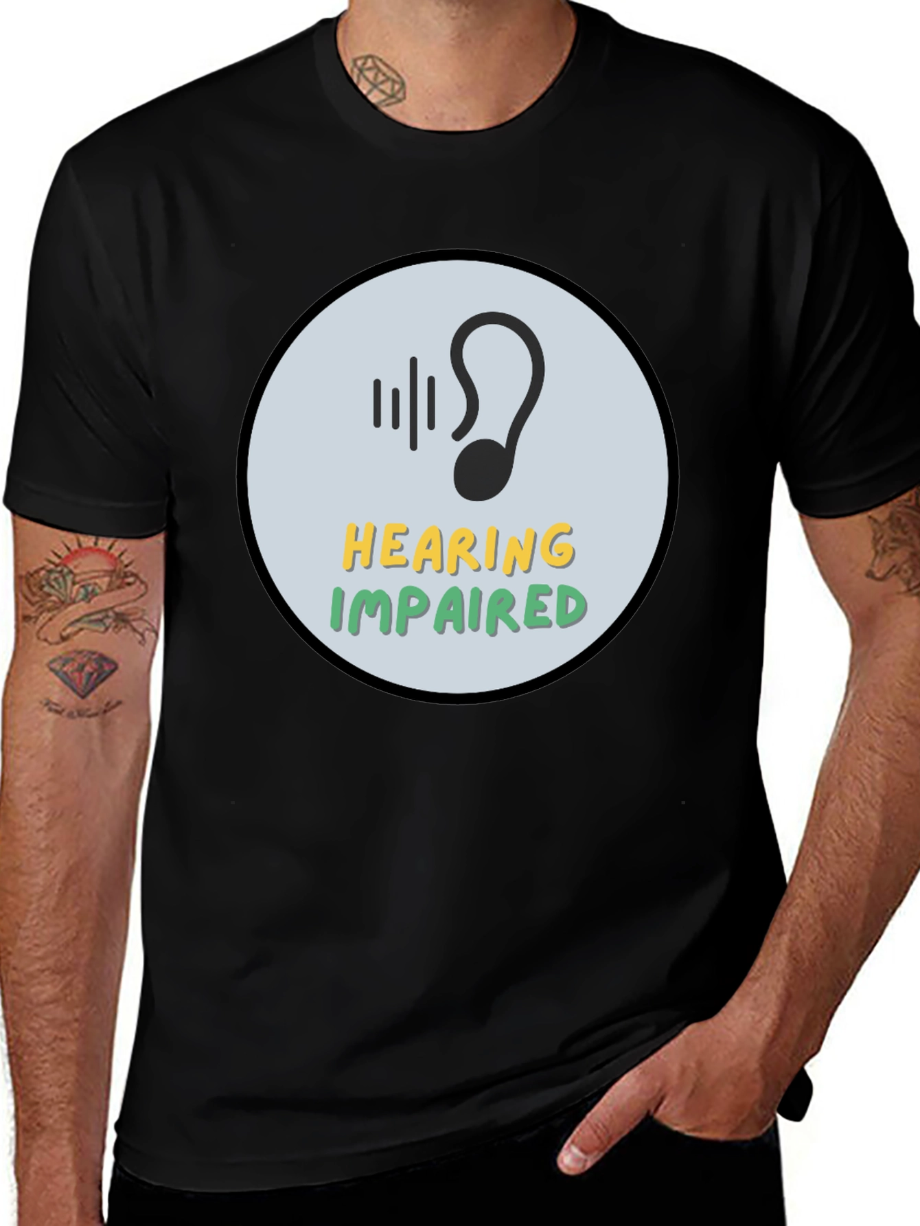 Variant 7 of Hearing Impaired Awareness T-Shirt