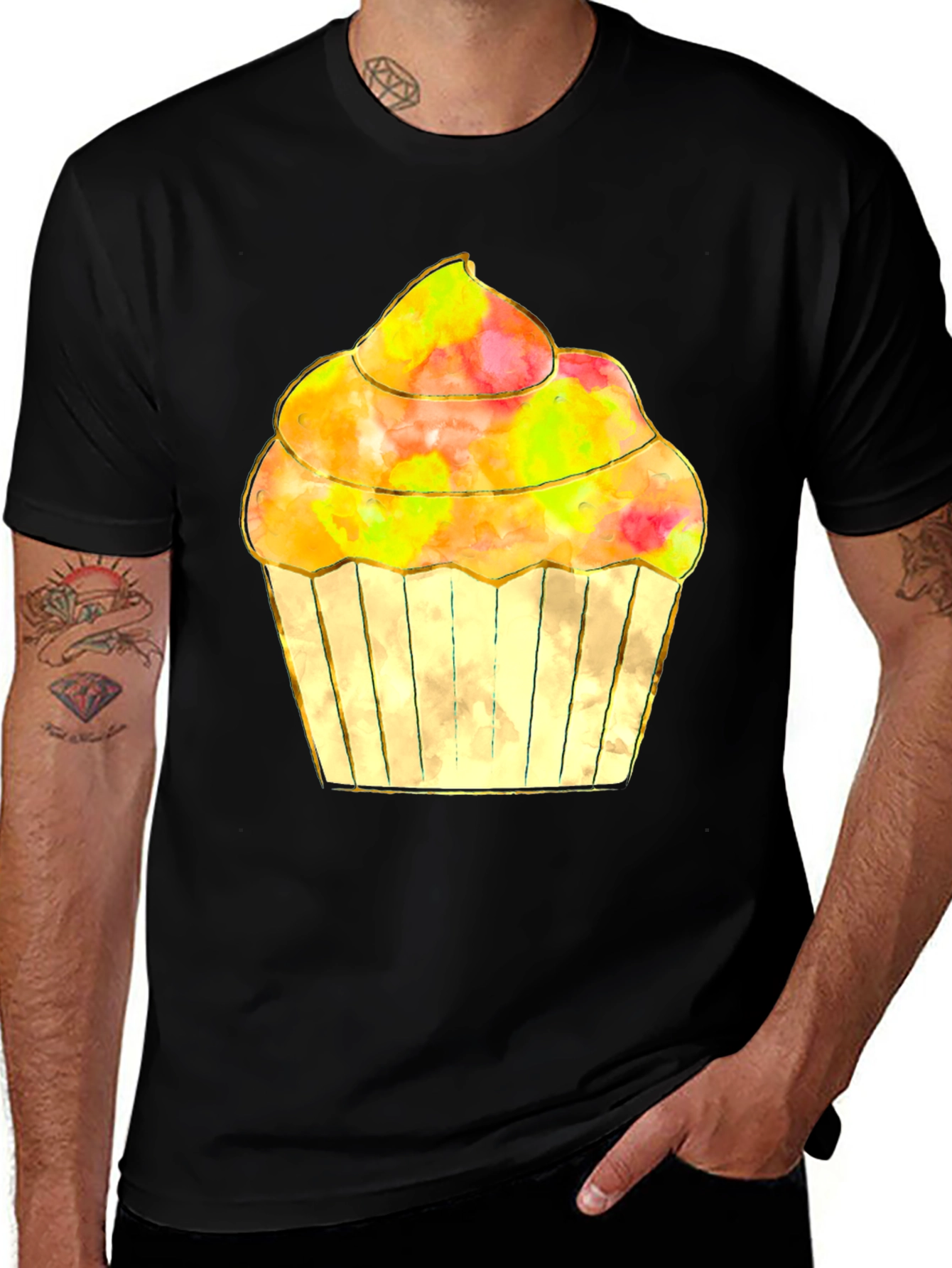 Variant 17 of Cupcake Graphic Tee - Sweet Treat Style