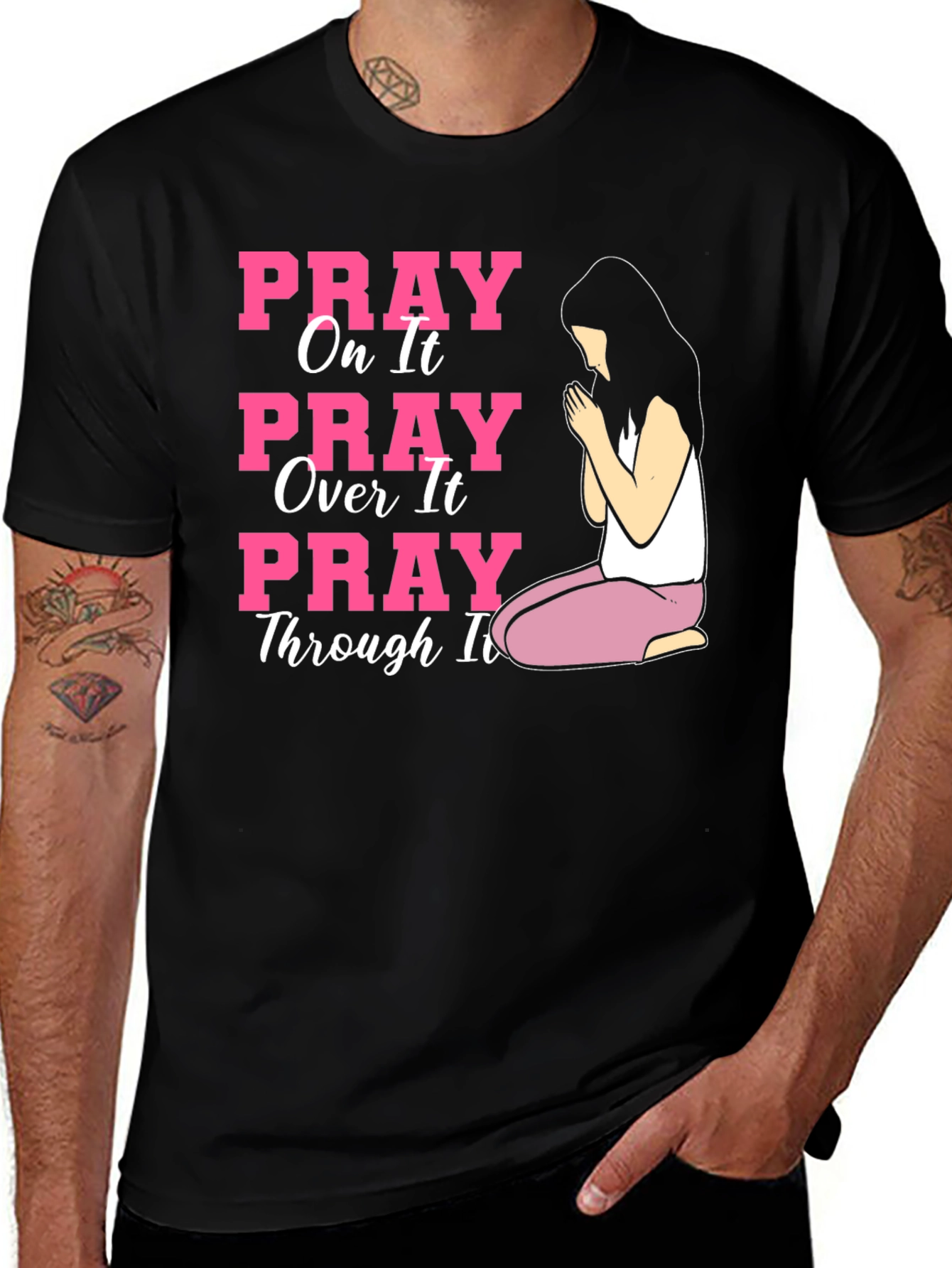 Variant 20 of Pray On It Graphic Tee