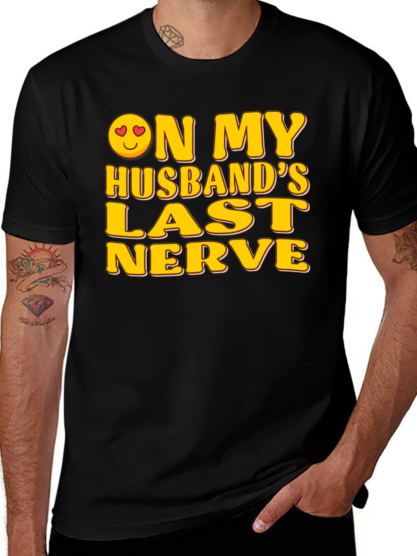 Variant 22 of On My Husband's Last Nerve T-Shirt