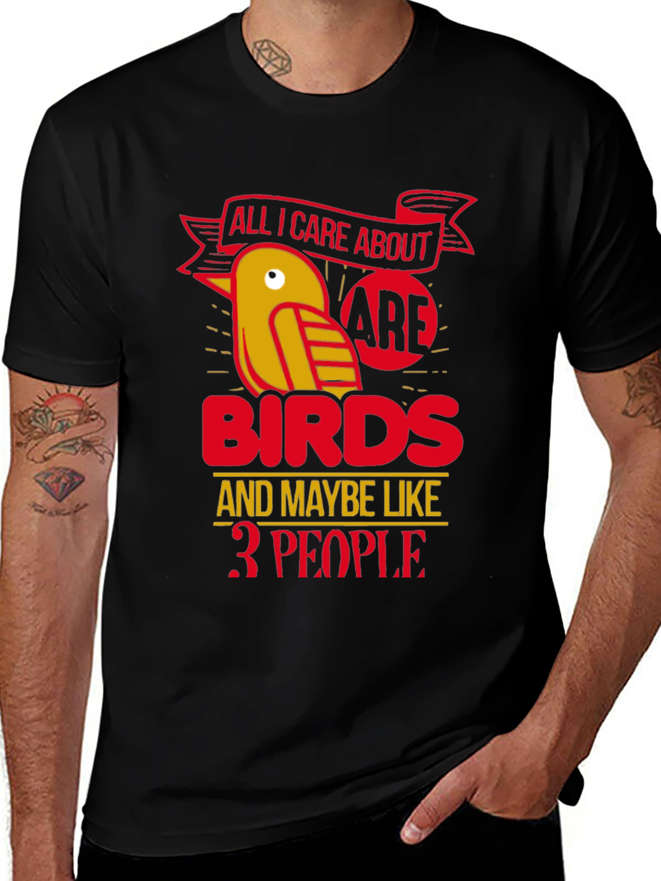Variant 10 of Bird Lover T-Shirt - Funny Graphic Tee for Bird Watchers
